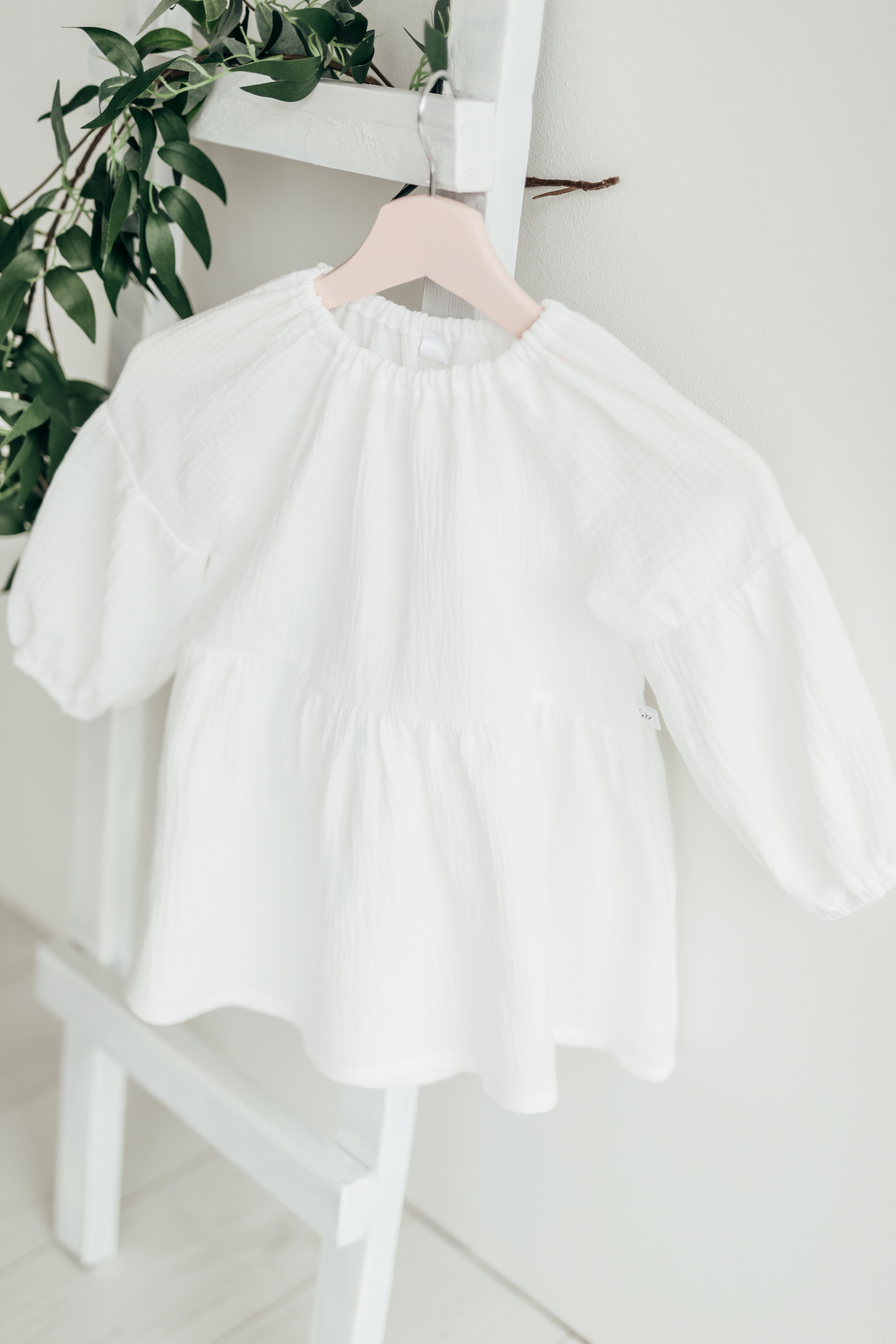 Muslino suknelė "Snow white"