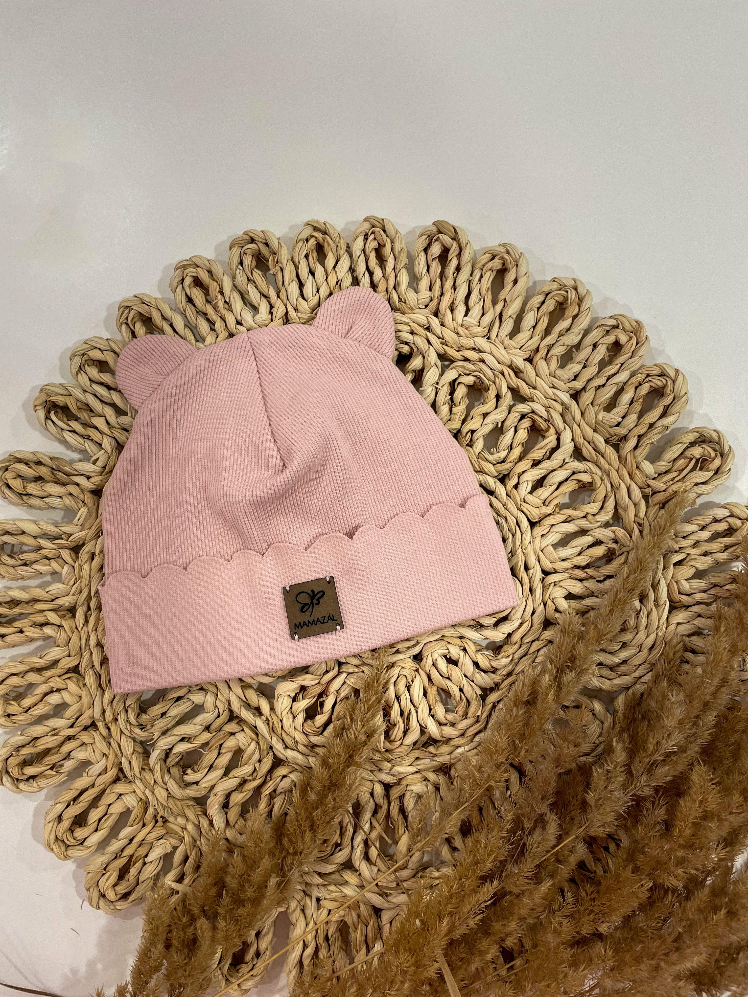 Vienguba kepurė "Tiny beanie - dusty pink"