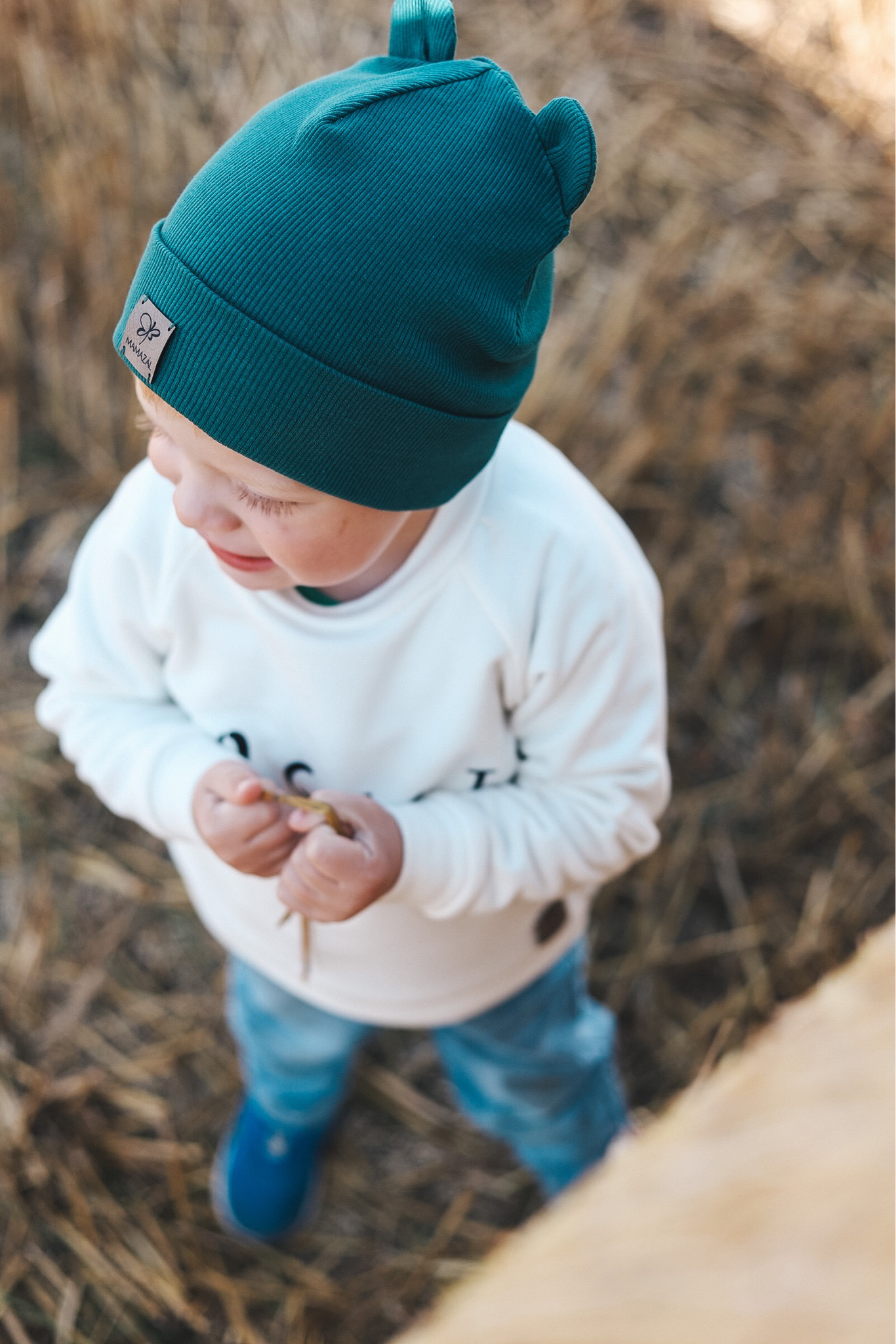 Dviguba kepurė "Tiny beanie - forest"