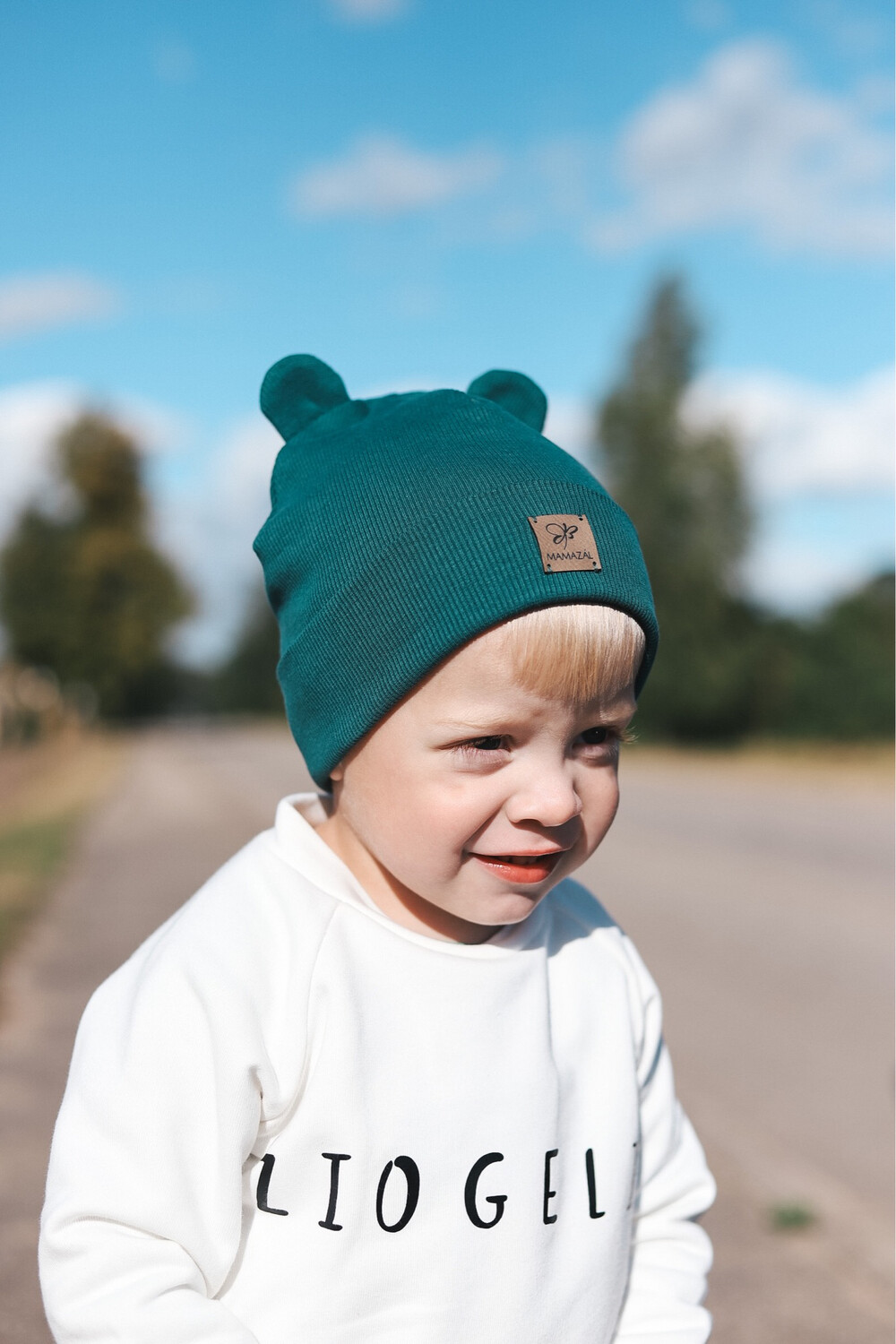 Dviguba kepurė "Tiny beanie - forest"