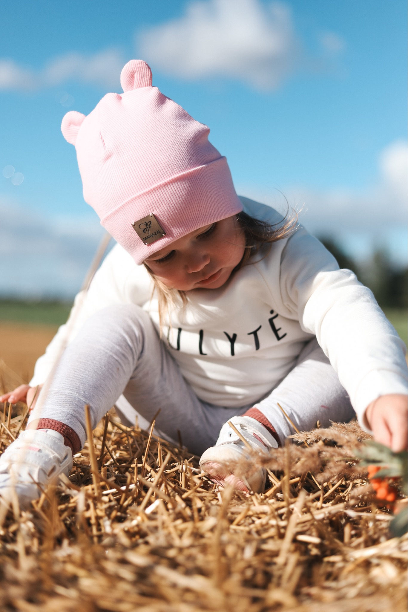 Dviguba kepurė "Tiny beanie - barbie"