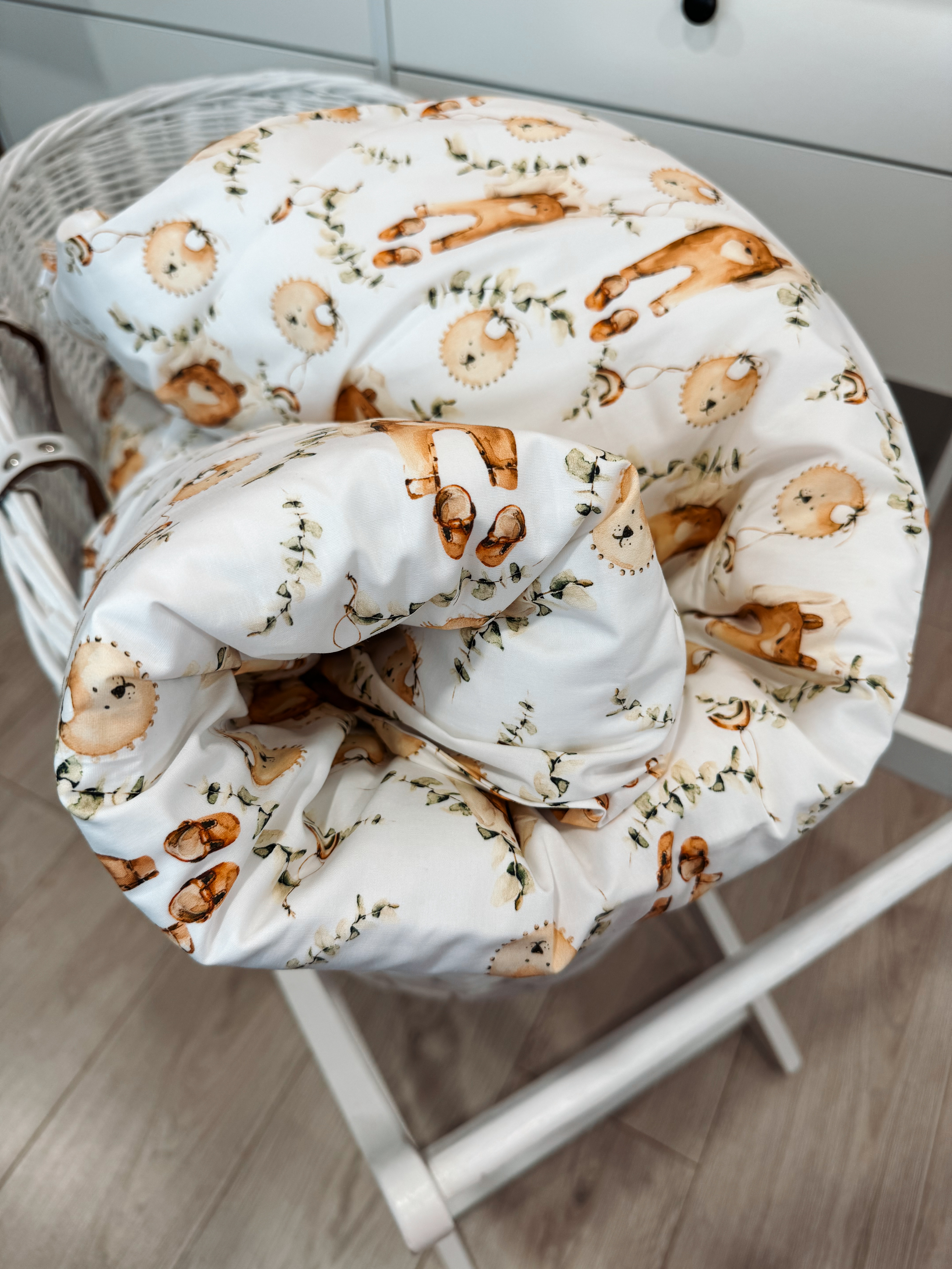 Poplino antklodės užvalkalas "Baby bear”