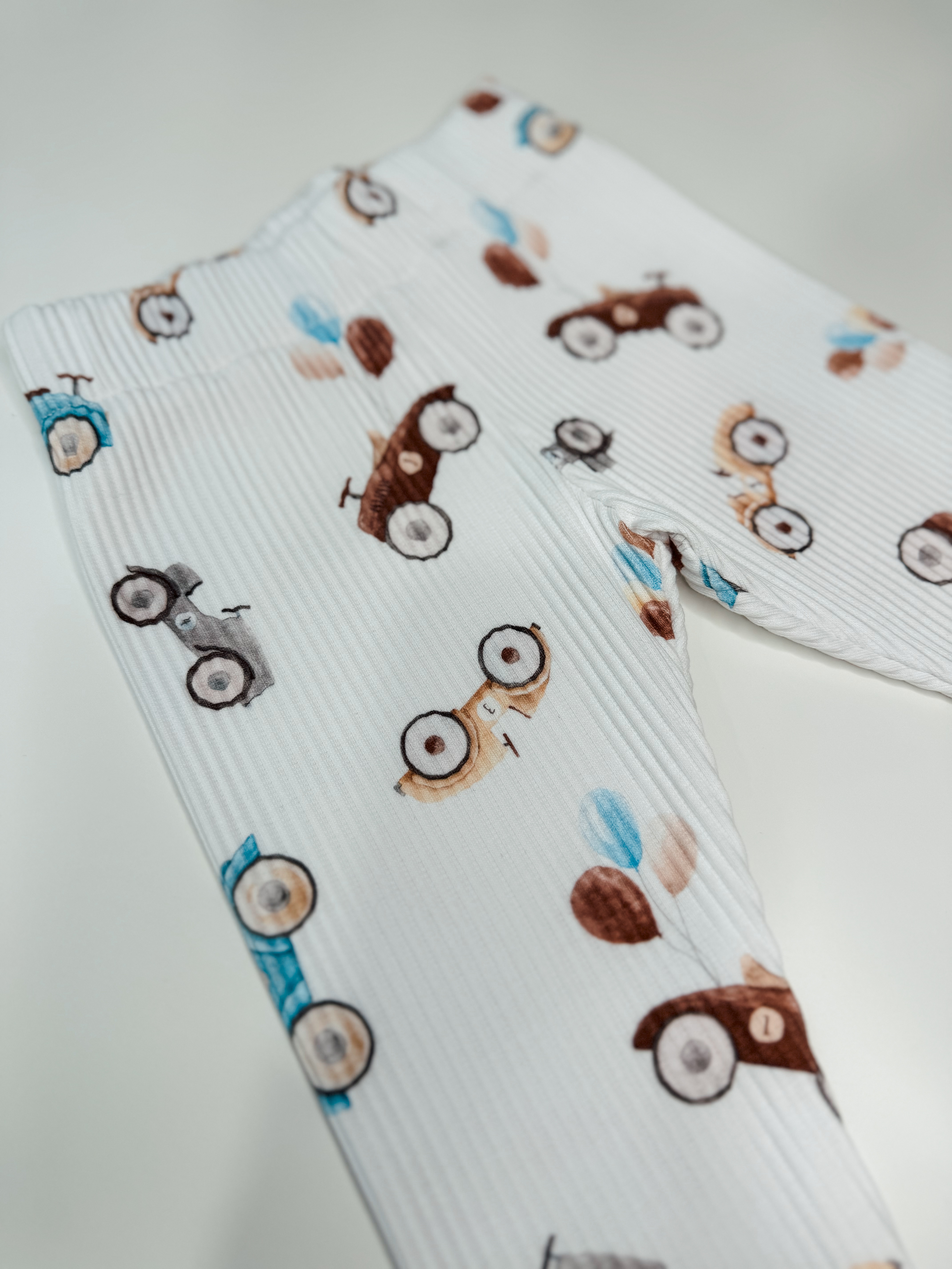 Rib trikotažo tamprės "Cars"