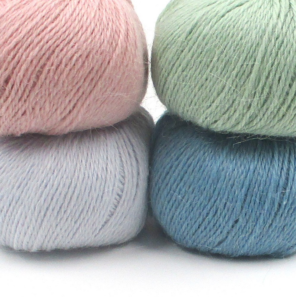 Siūlai Wool Alpaca Rial Filati "Šviesiai pilka"