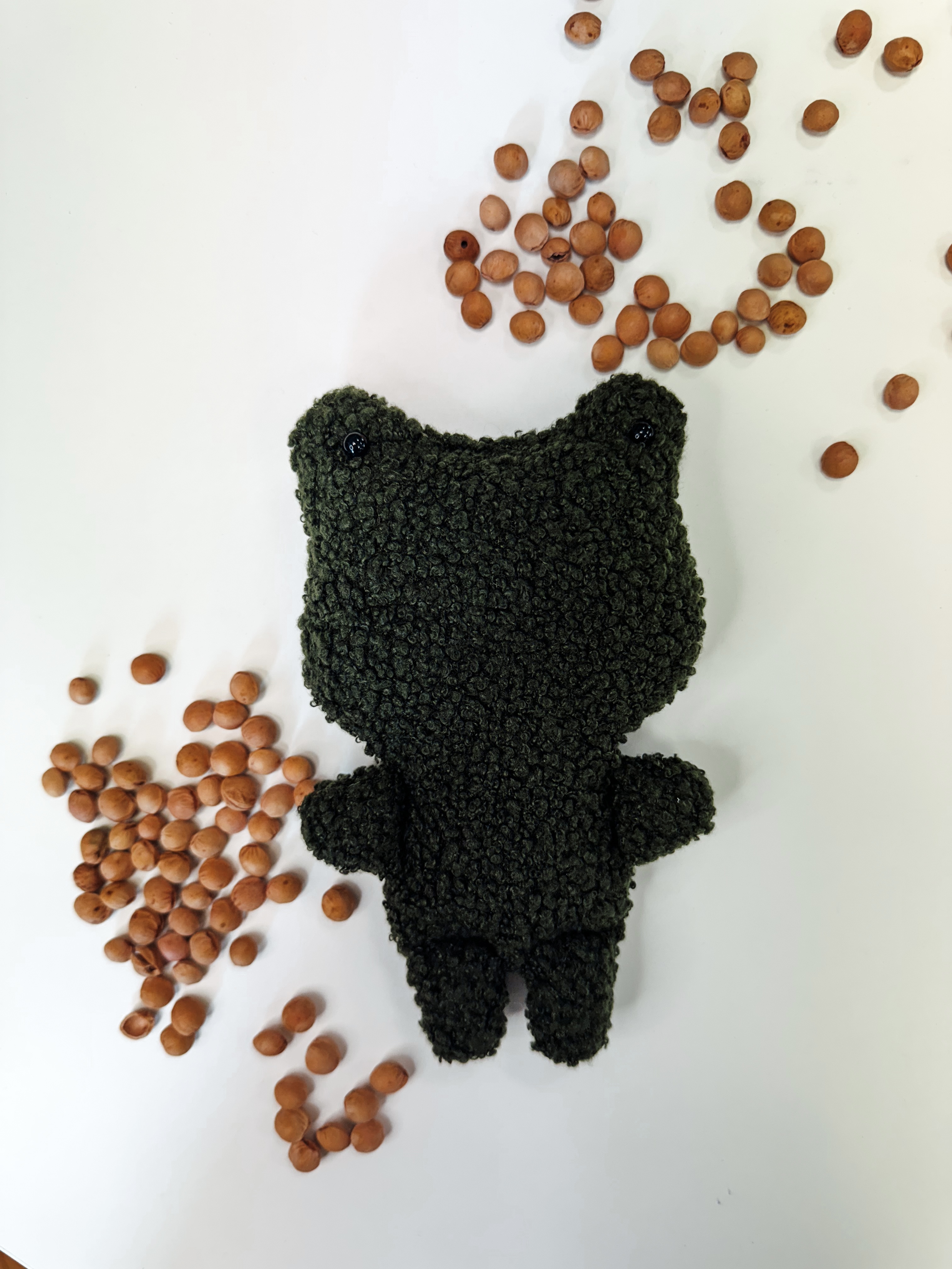 Vyšnių kauliukų šildukas "Frog"