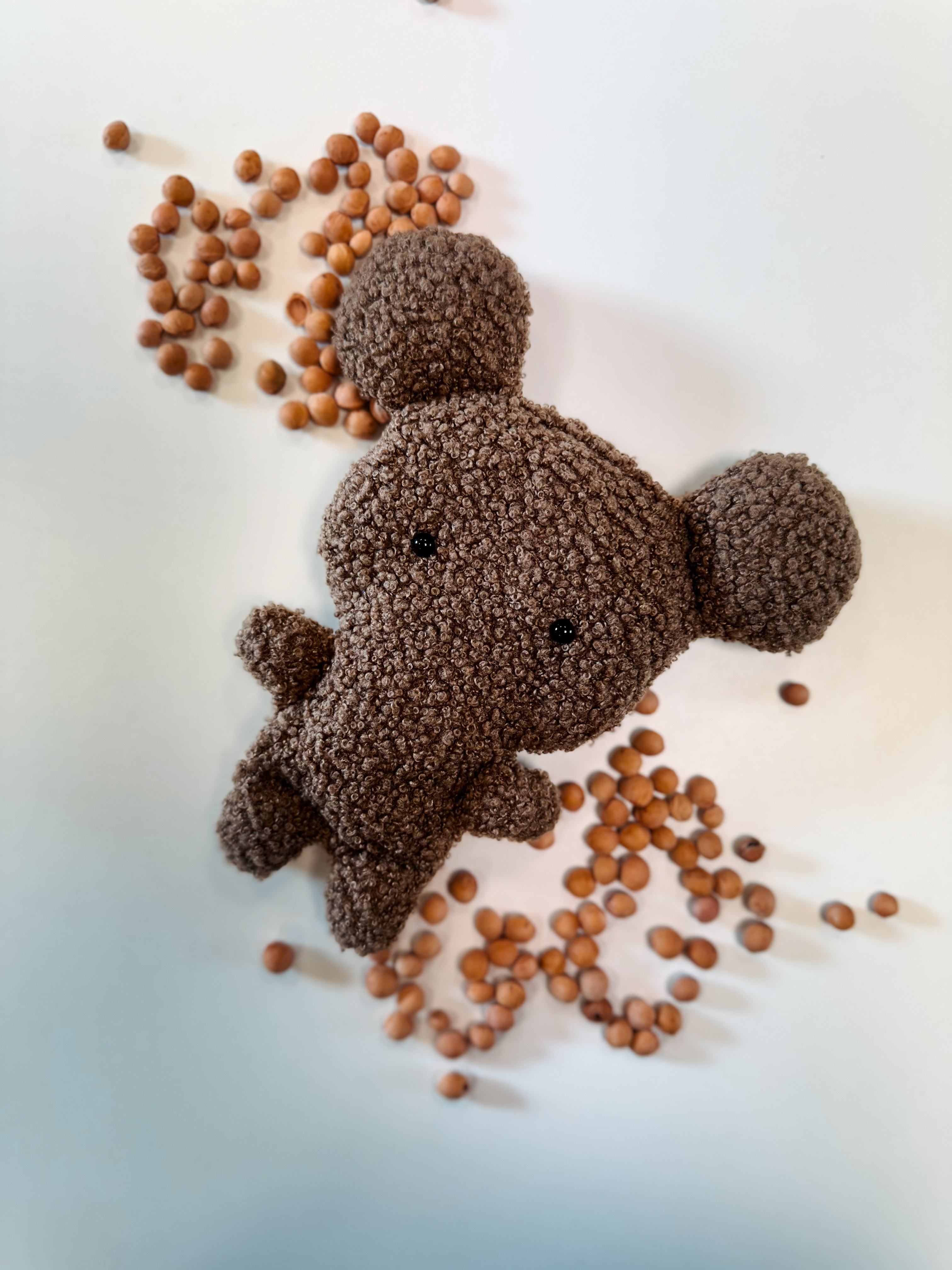 Vyšnių kauliukų šildukas "Mouse"