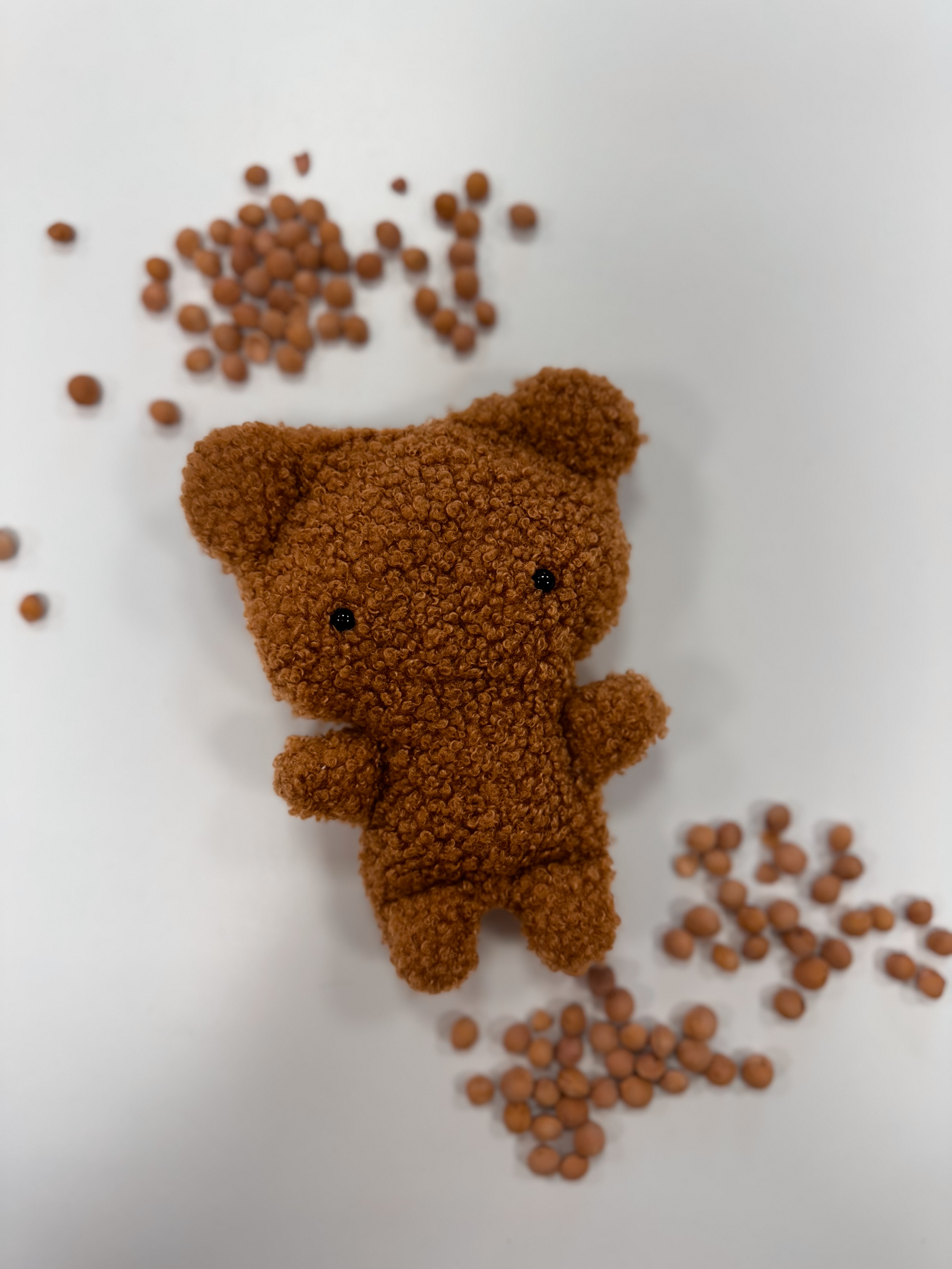 Vyšnių kauliukų šildukas "Bear"