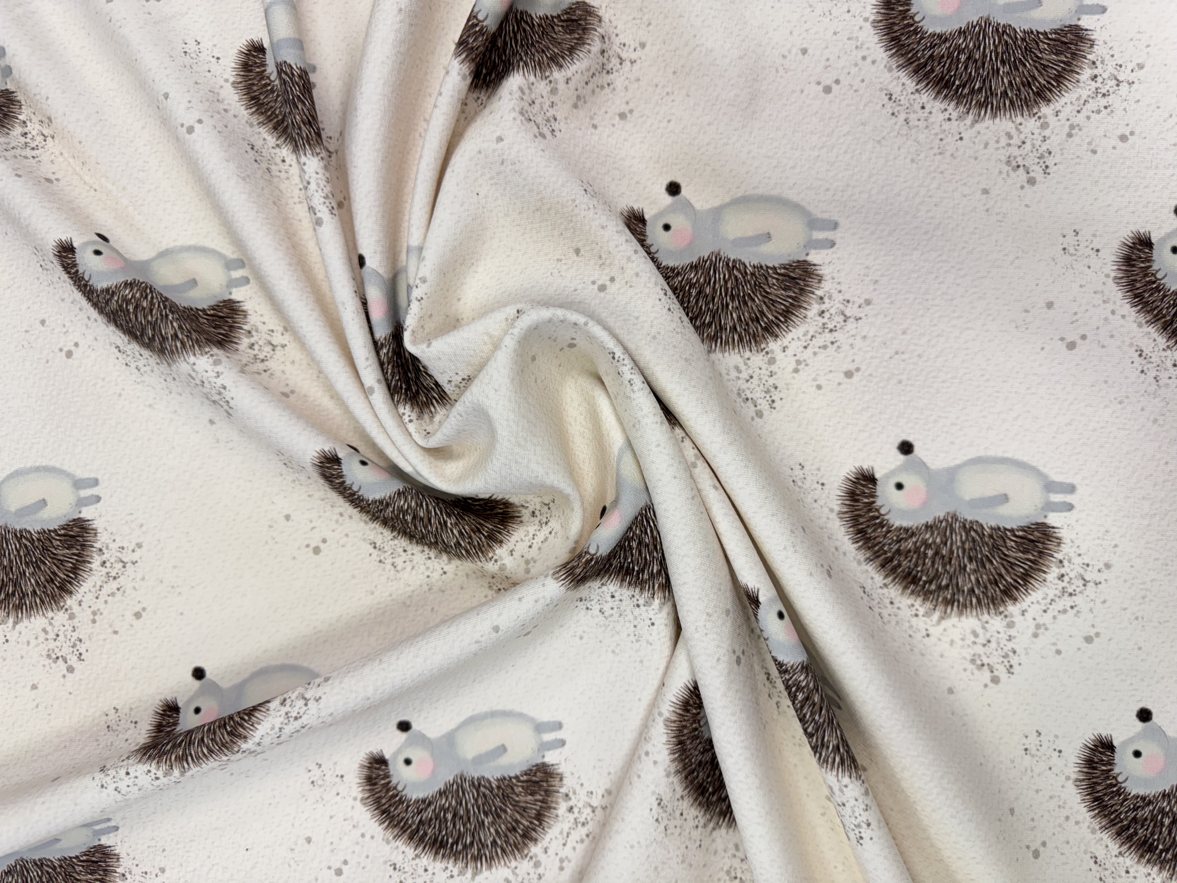 French terry "Little hedgehog"