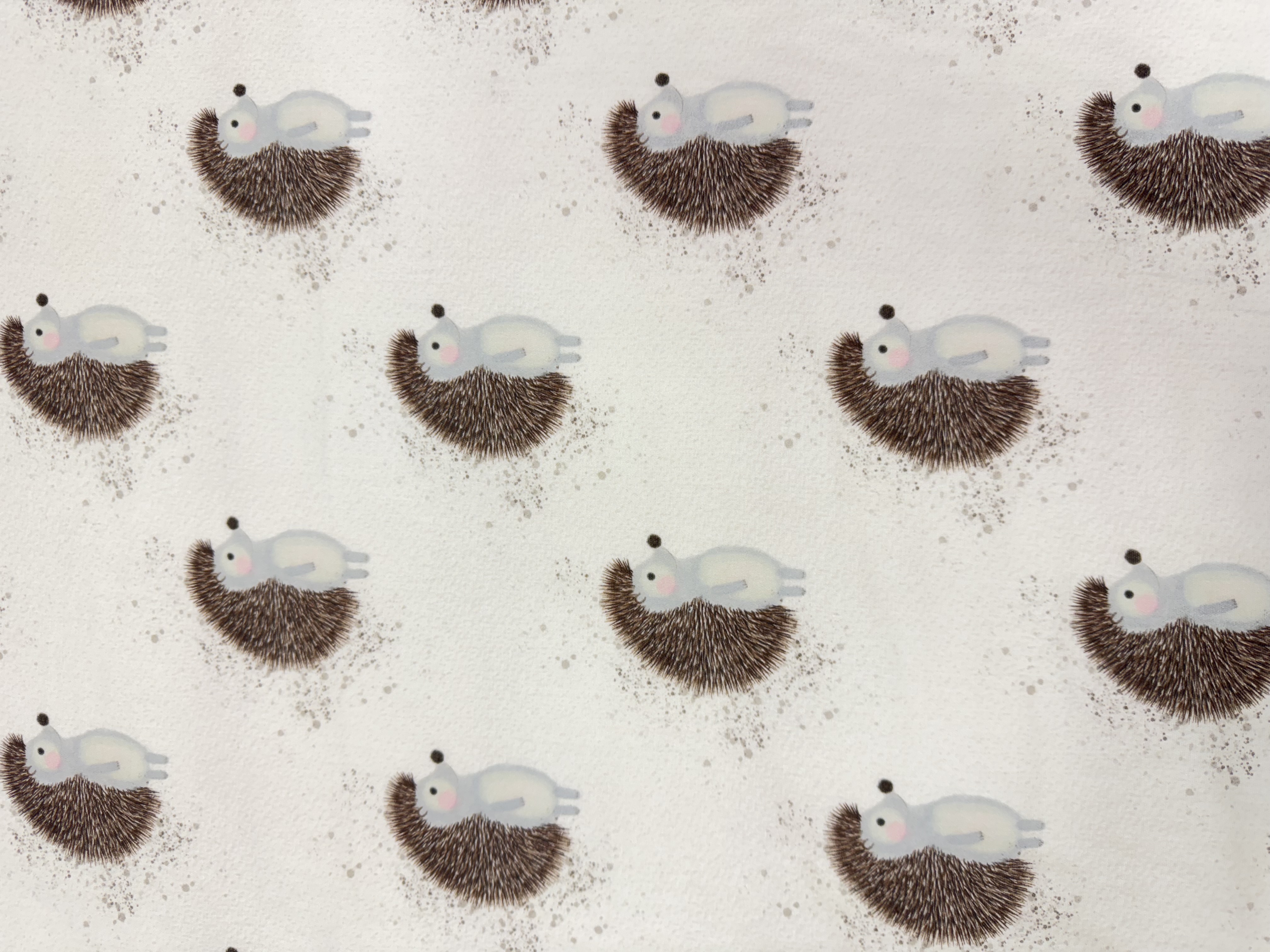 Double Gauze (muslinas) "Little hedgehog"