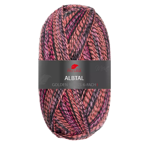 Siūlai Golden Socks Albtal "Raudona"