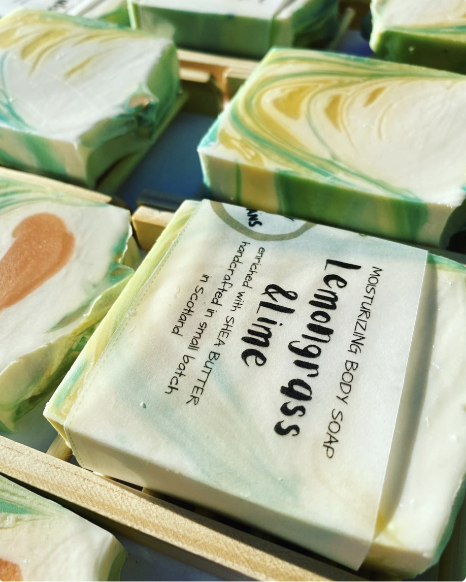 Lemongrass & Lime moisturising body soap