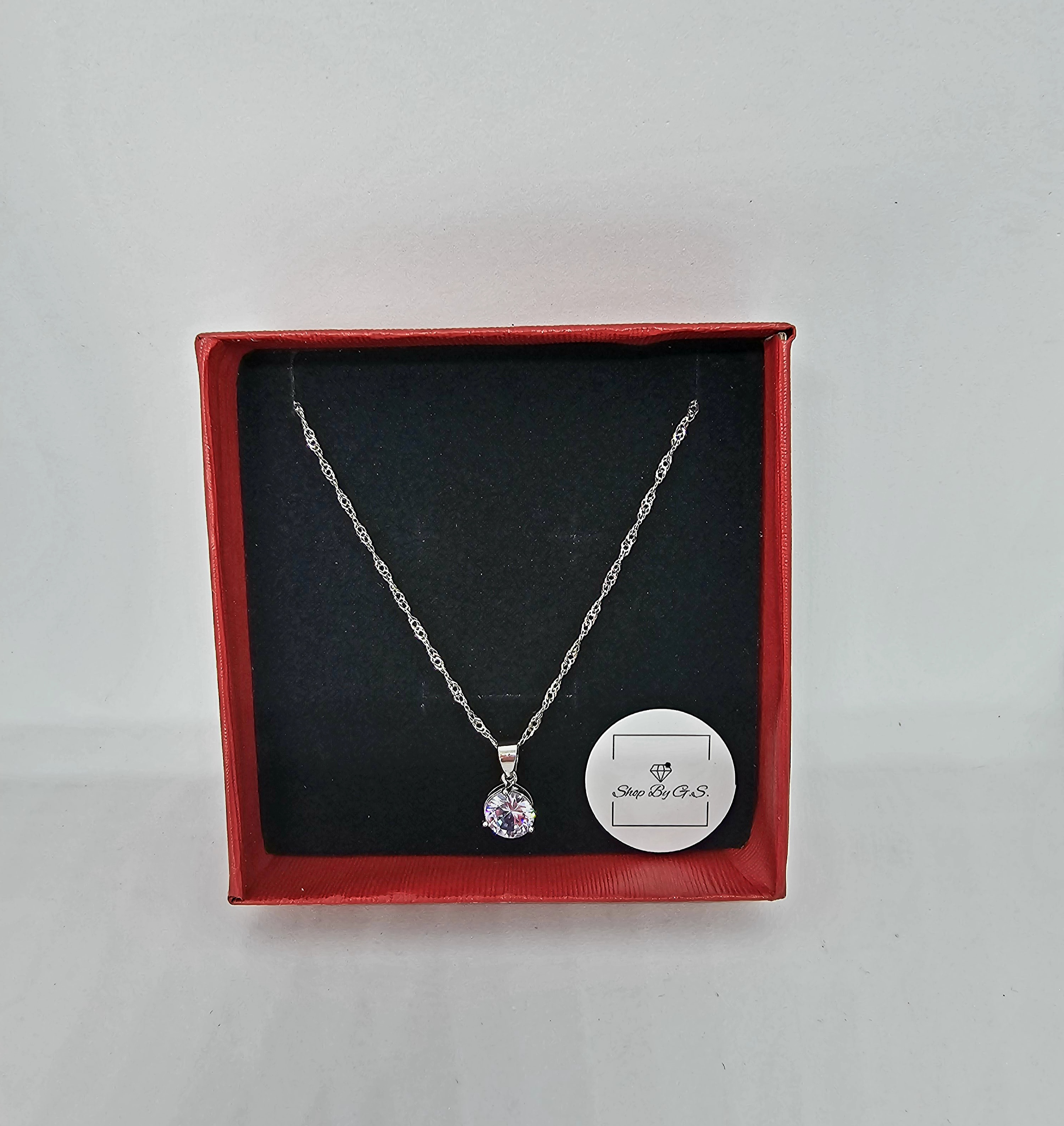 Grandinėlė su cirkoniu sidabras