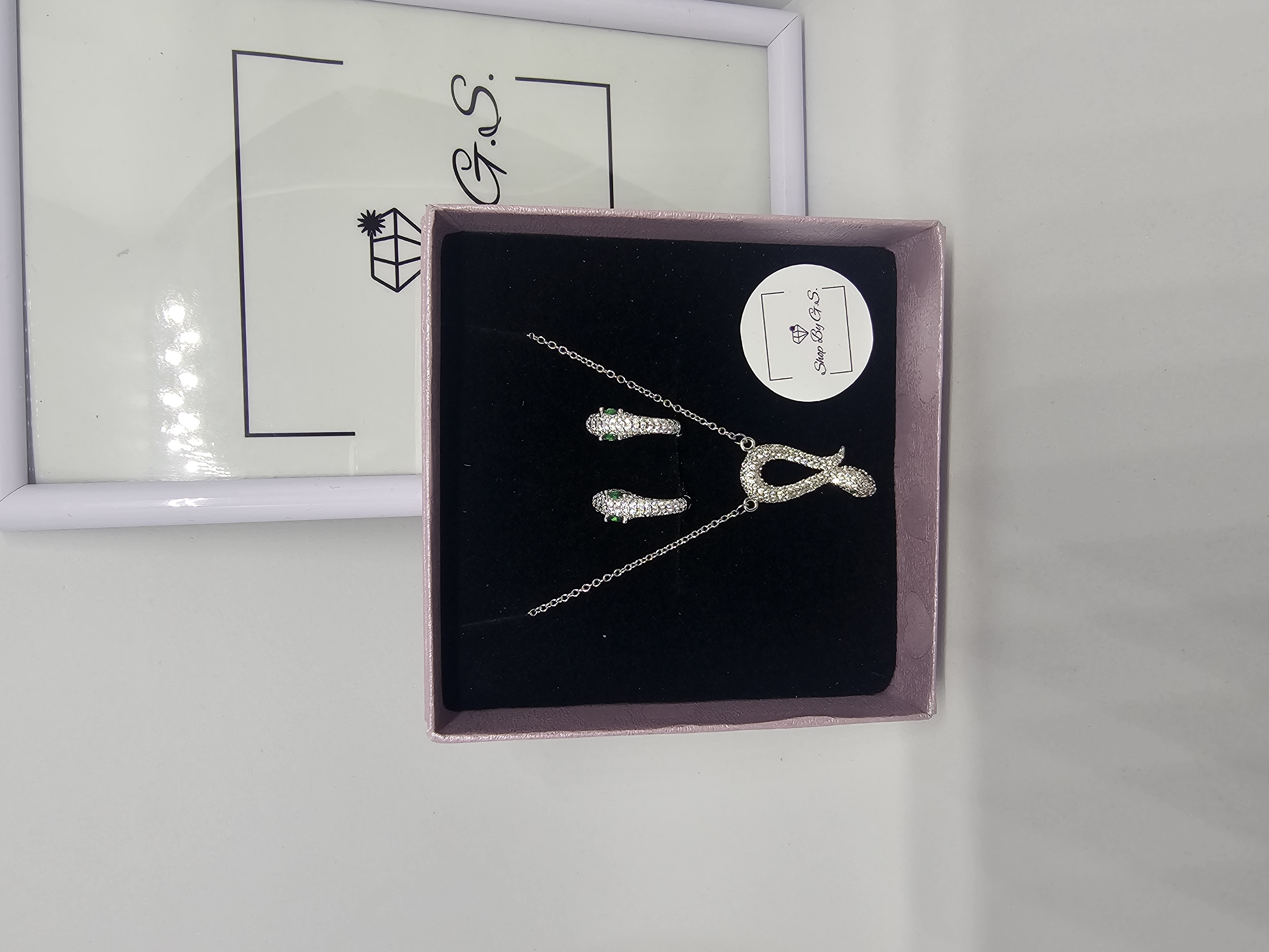 Papuošalų rinkinys gyvatės