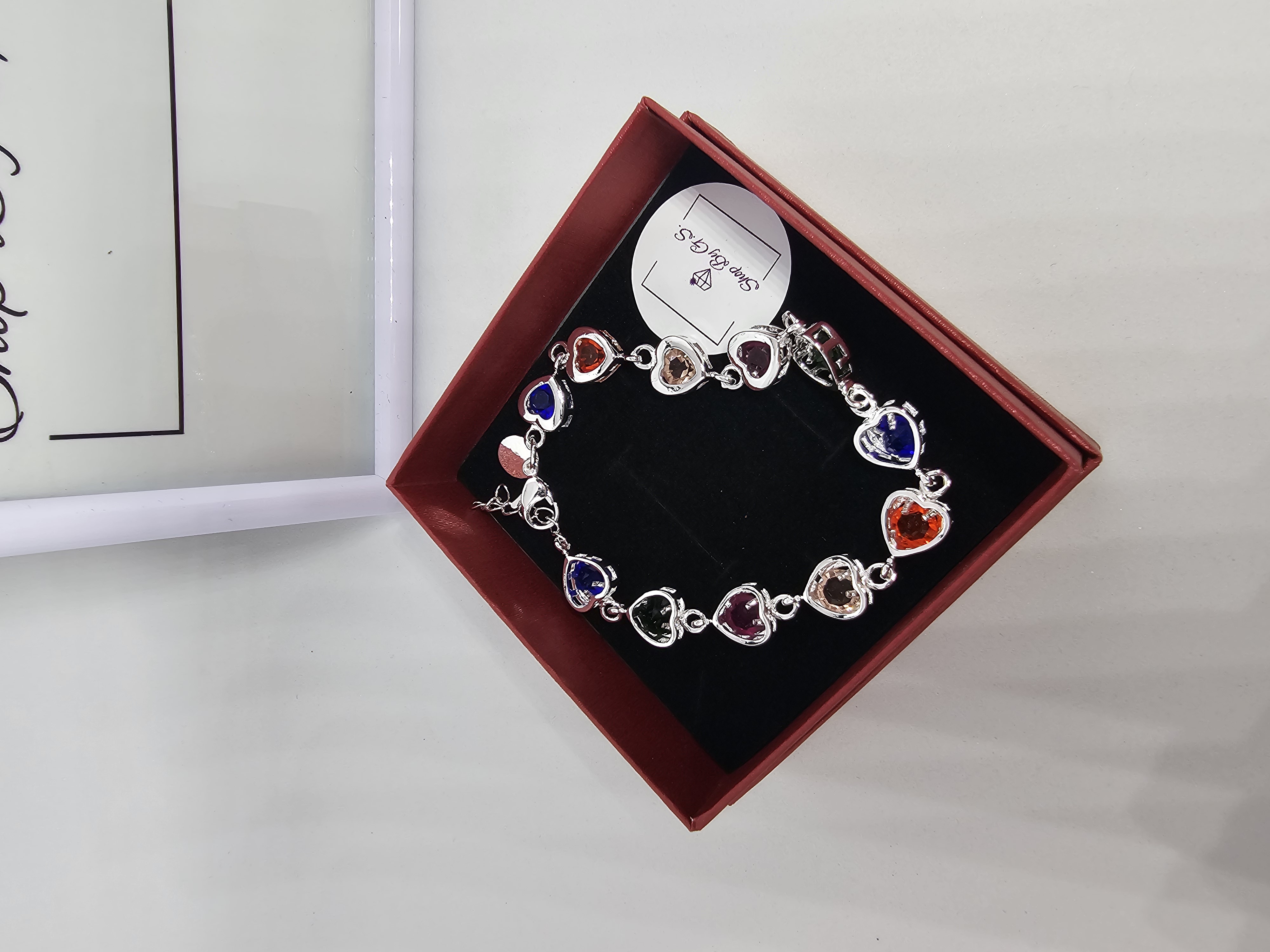 Apyrankė - mielos spalvingos širdys