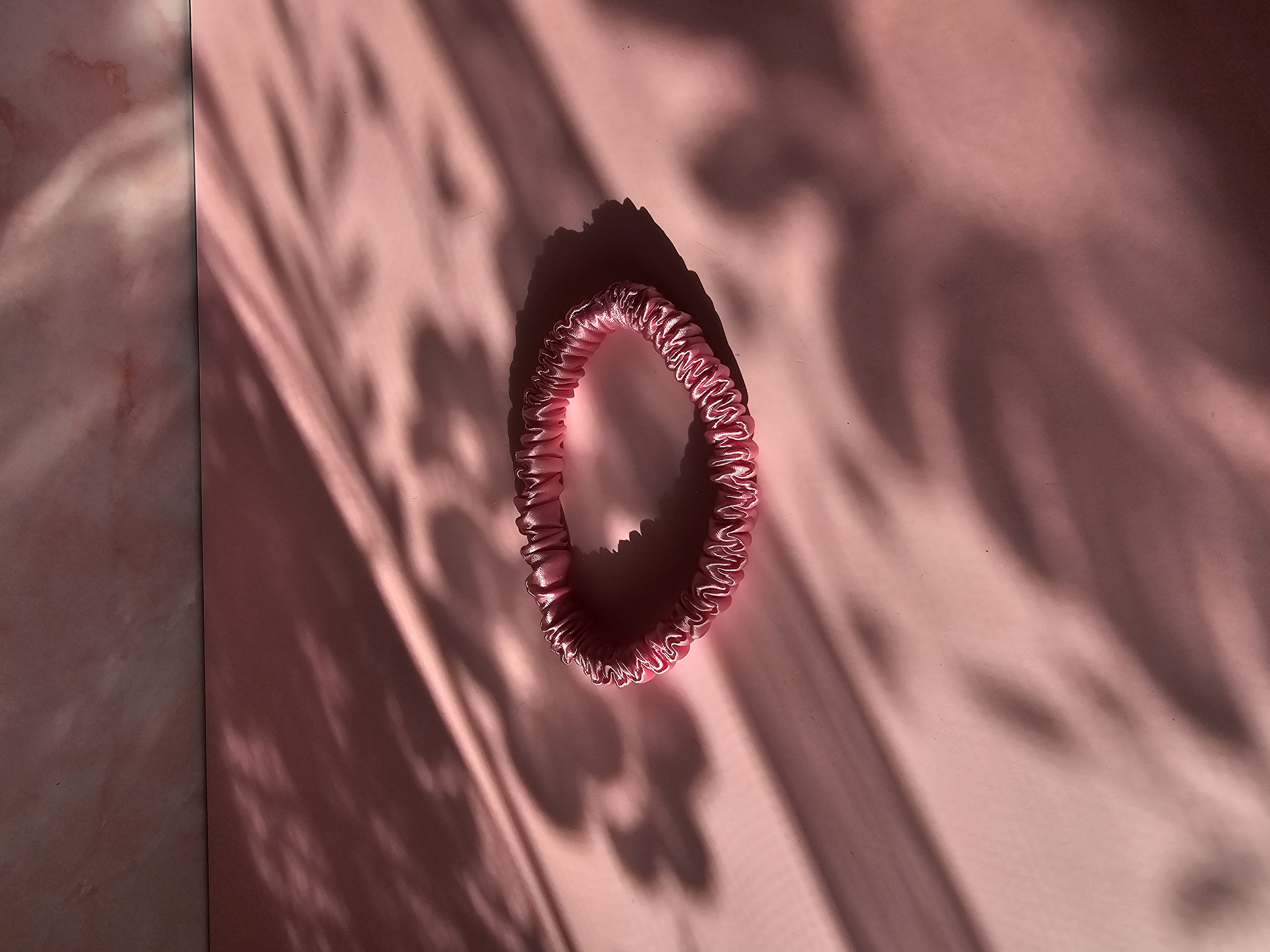 Mini šilkinė gumytė - sodri rožinė