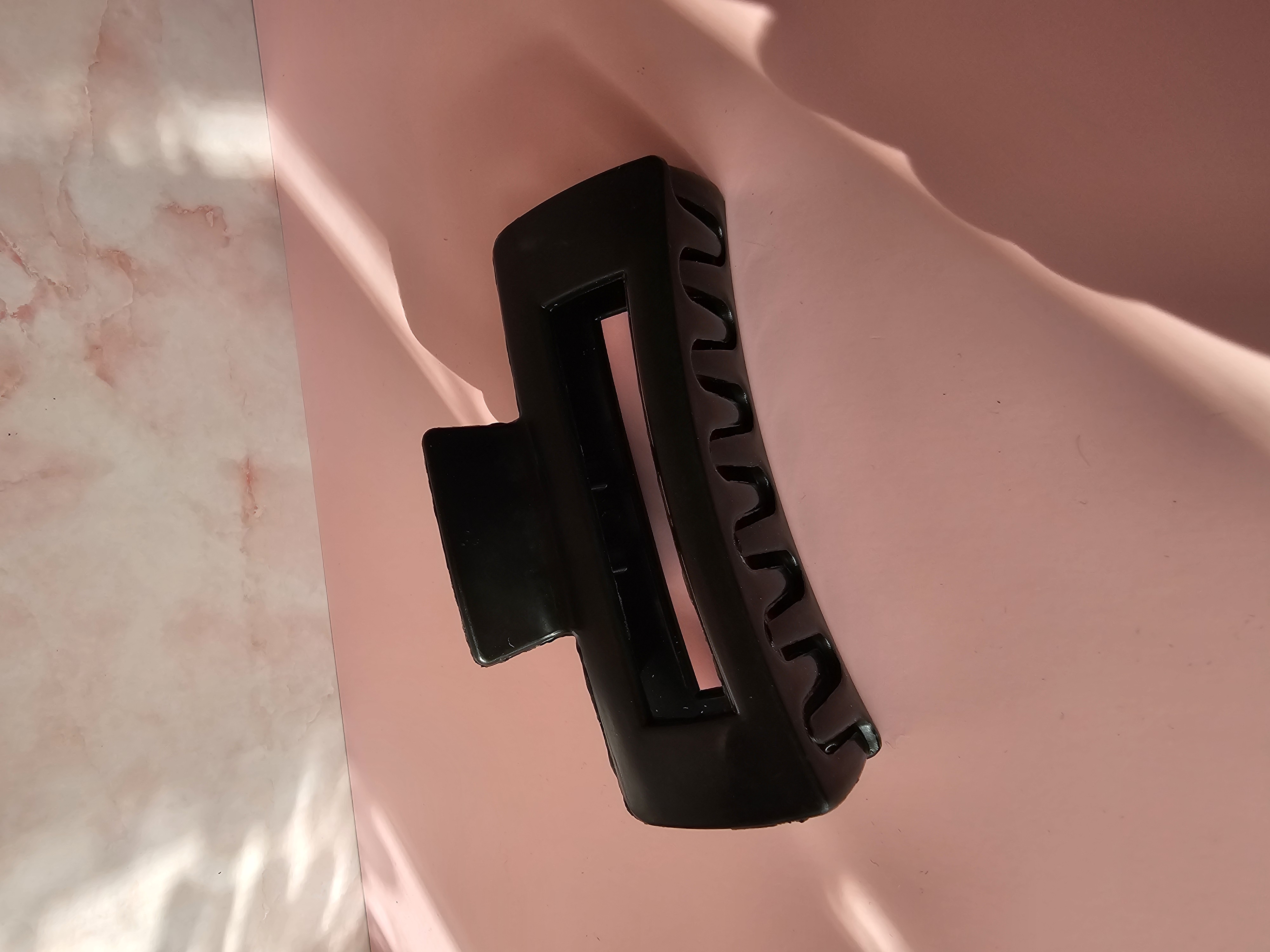 Nelūžtantis plaukų segtukas - juodas