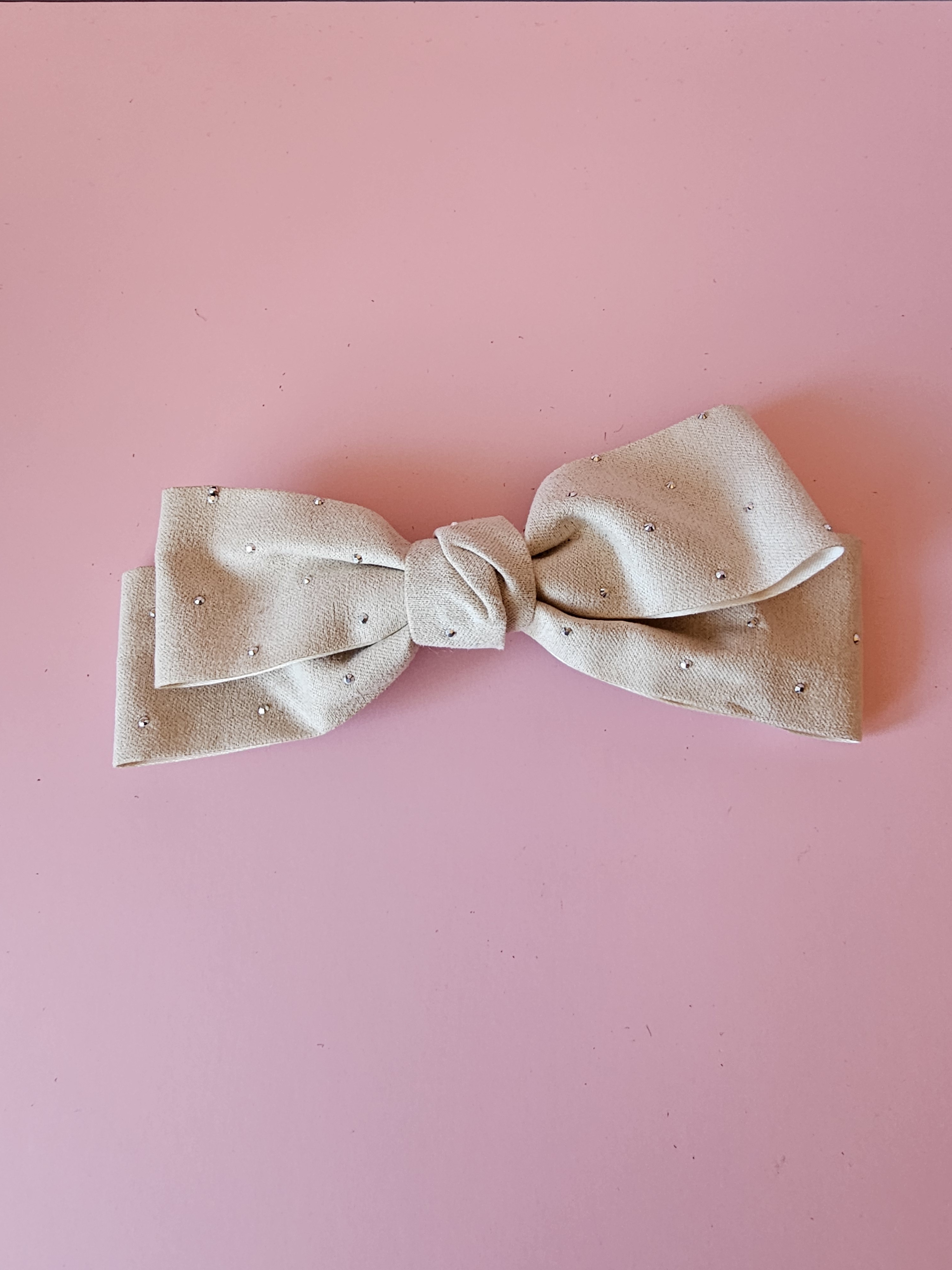 Plaukų segtukas kaspinas - šviesus blizgutis