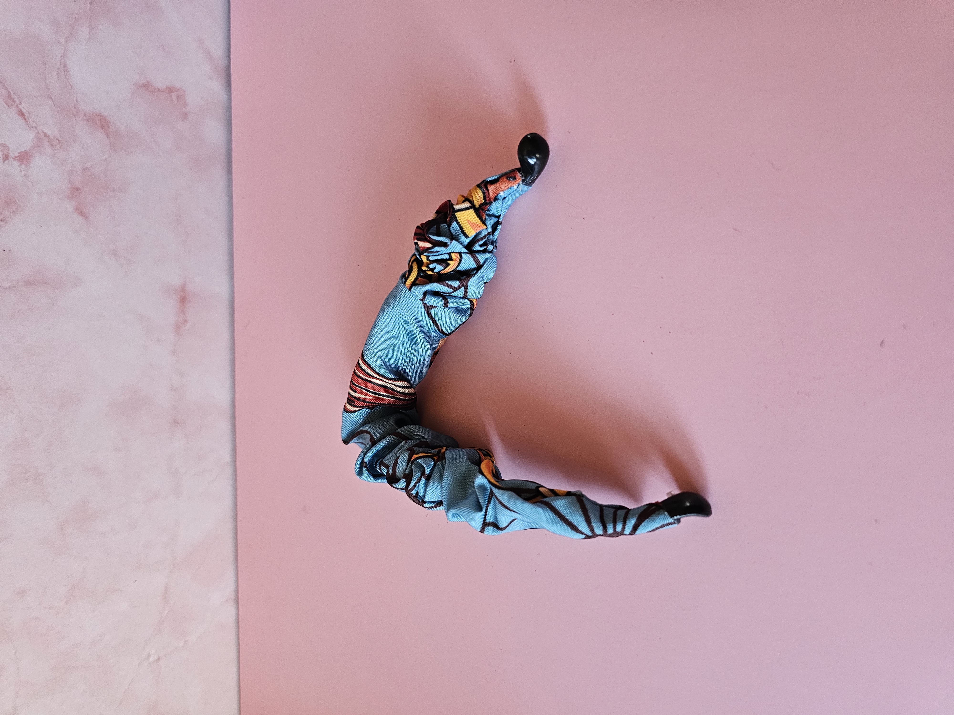 Plaukų segtukas - mėlynas vintažo žiogelis