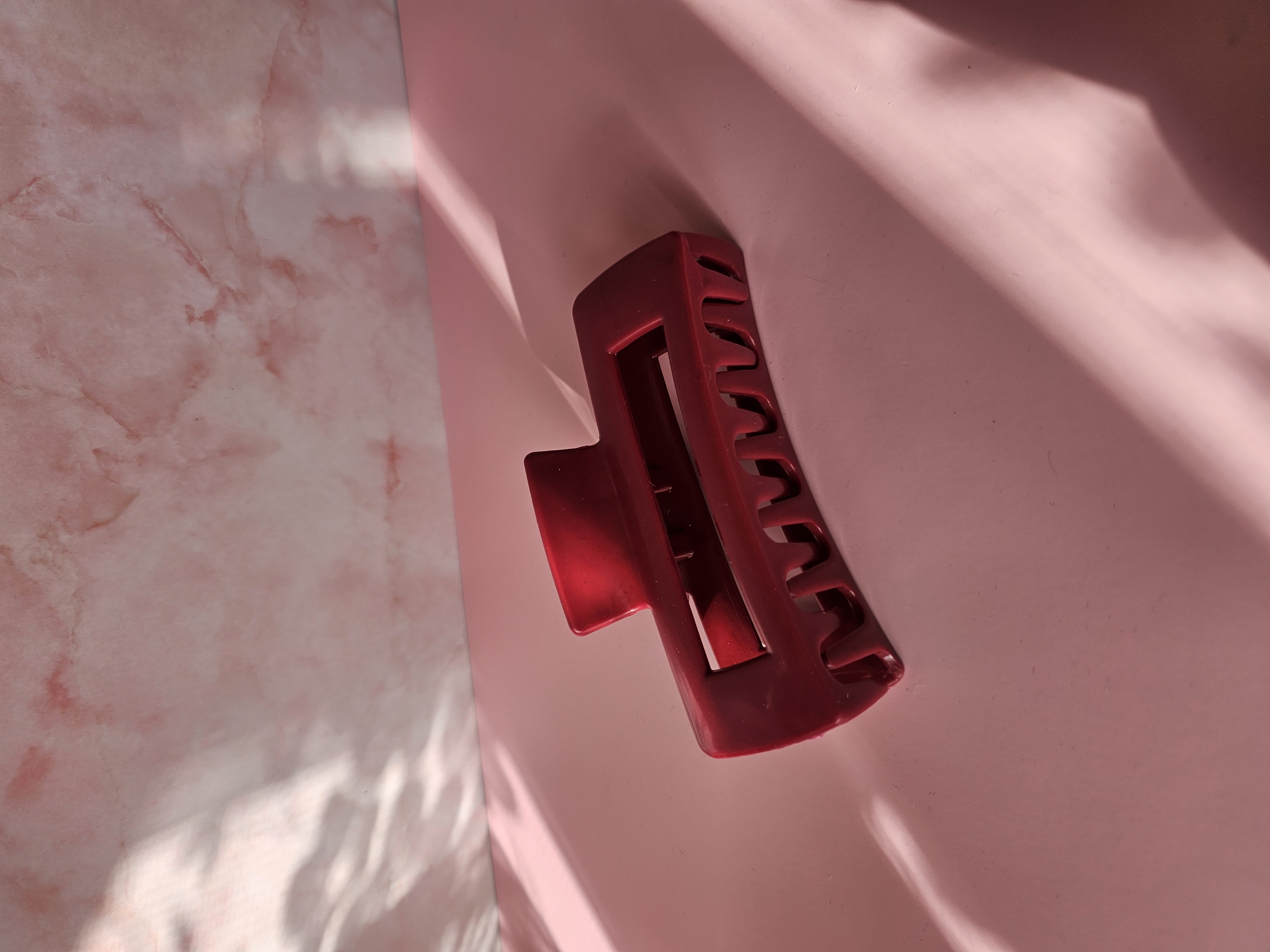 Nelūžtantis plaukų segtukas - raudona