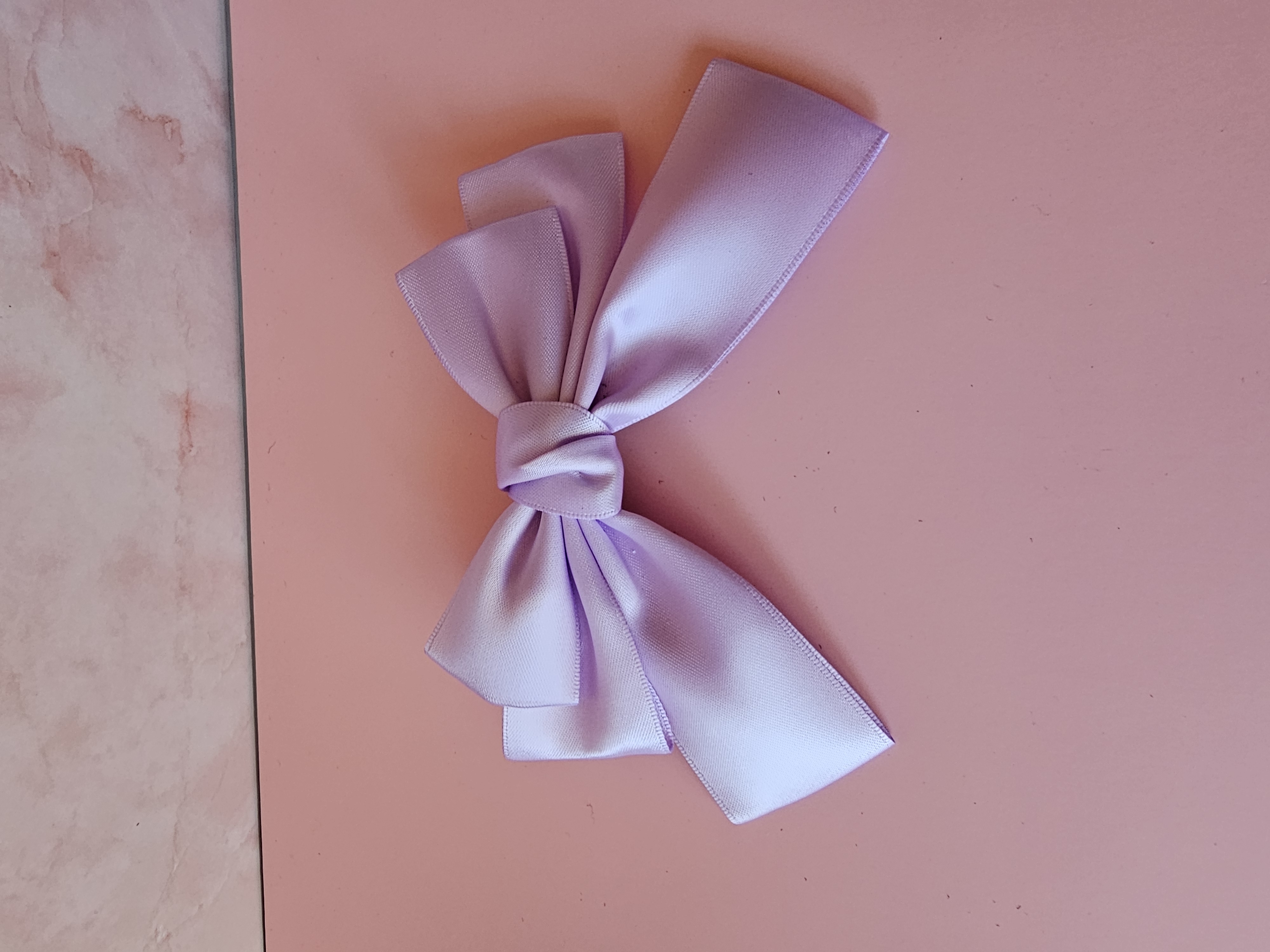 Plaukų segtukas kaspinas - vidutinis alyvis