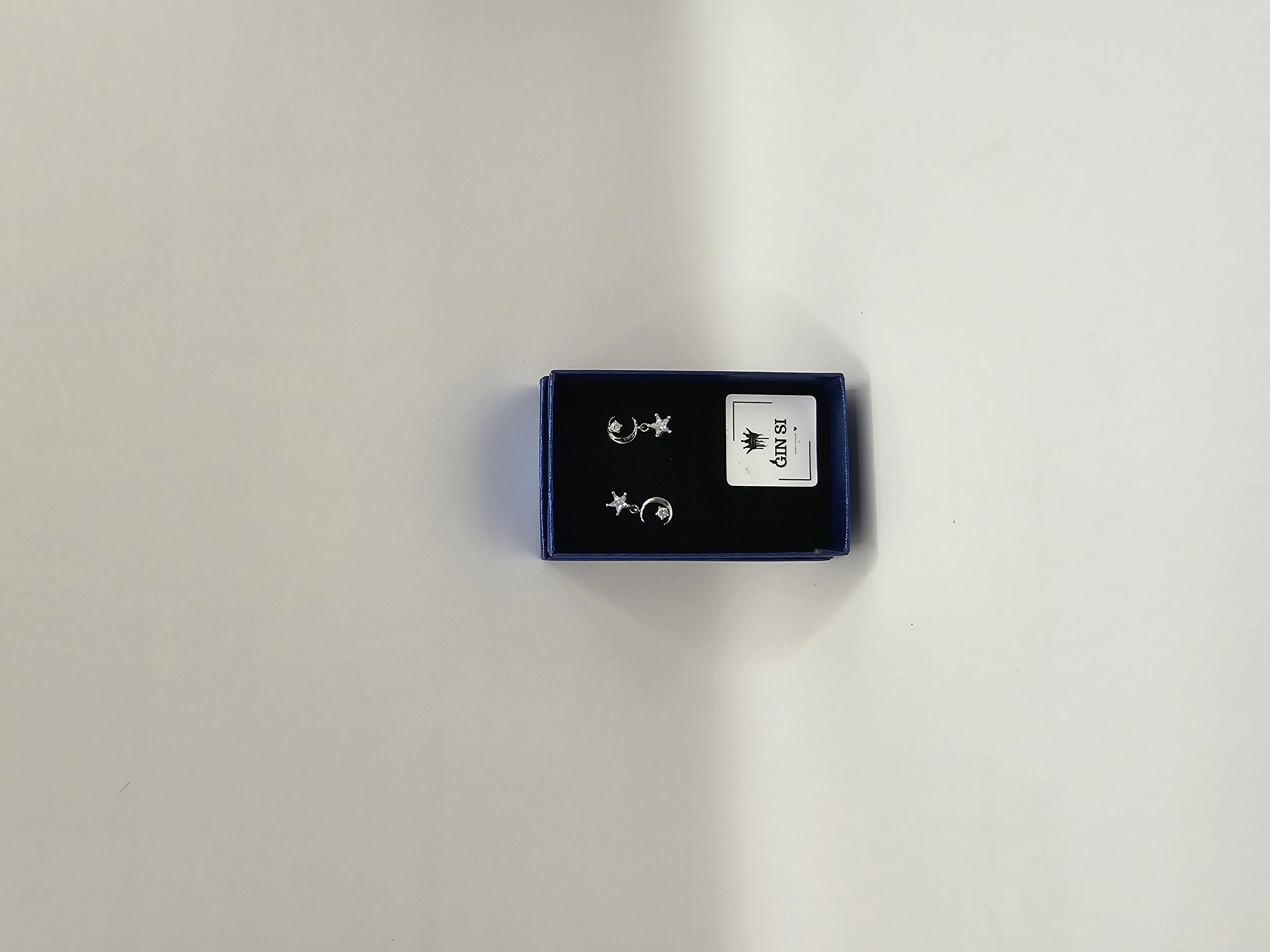 Auskarai mėnulis ir žvaigždė