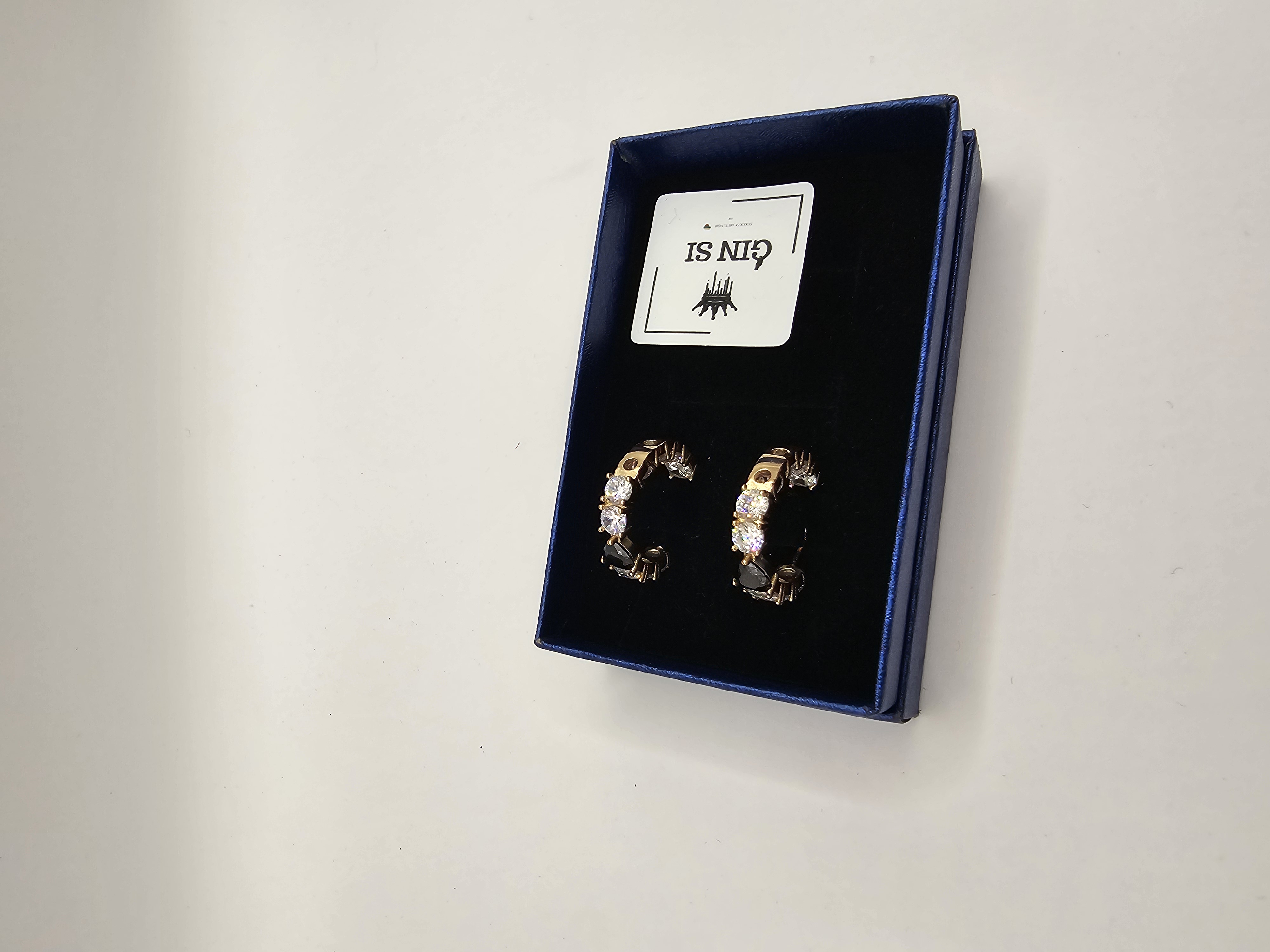 Auskarai padengti auksu - rinkutės