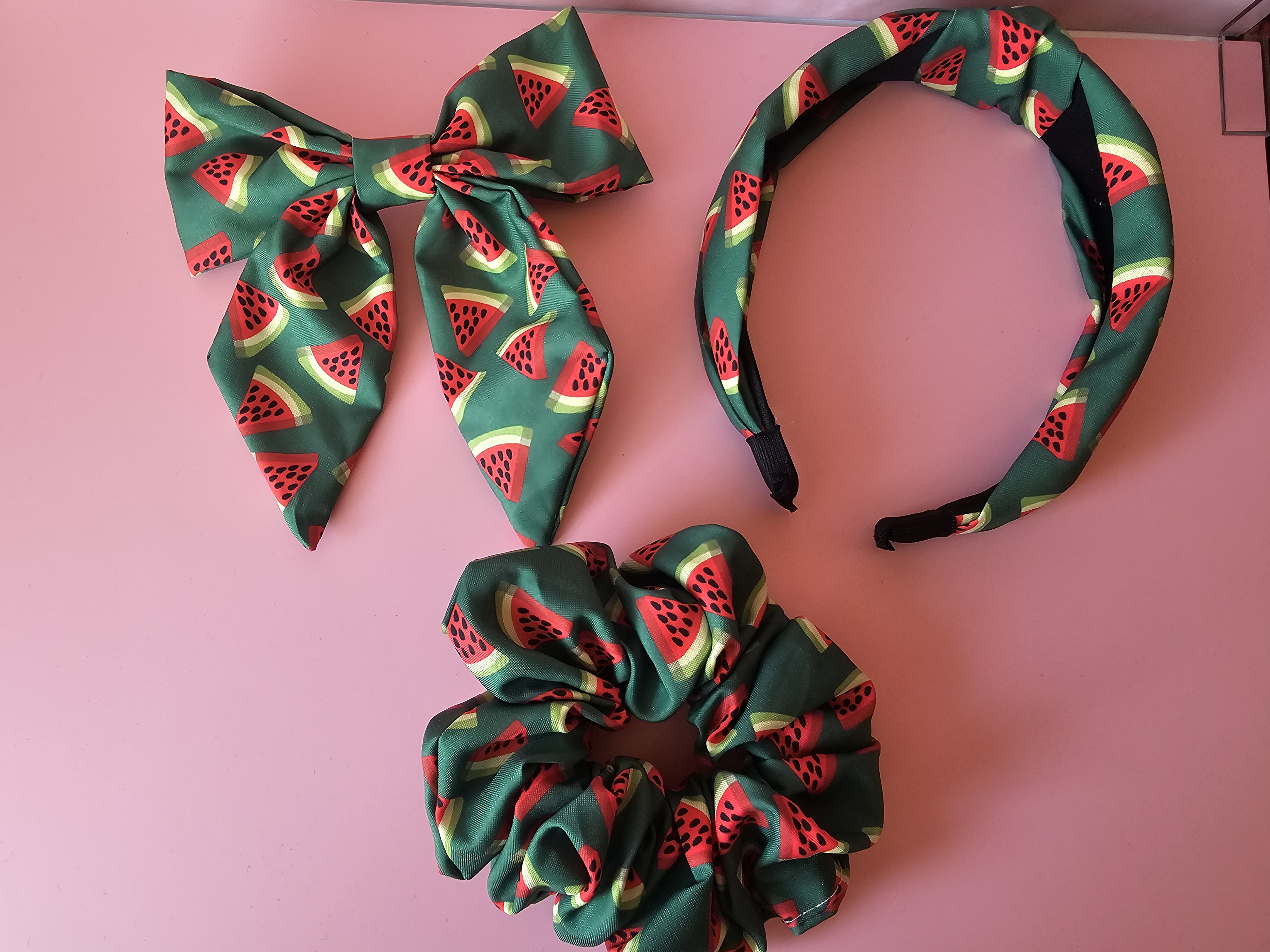 Komplektas plaukams - arbūziukas