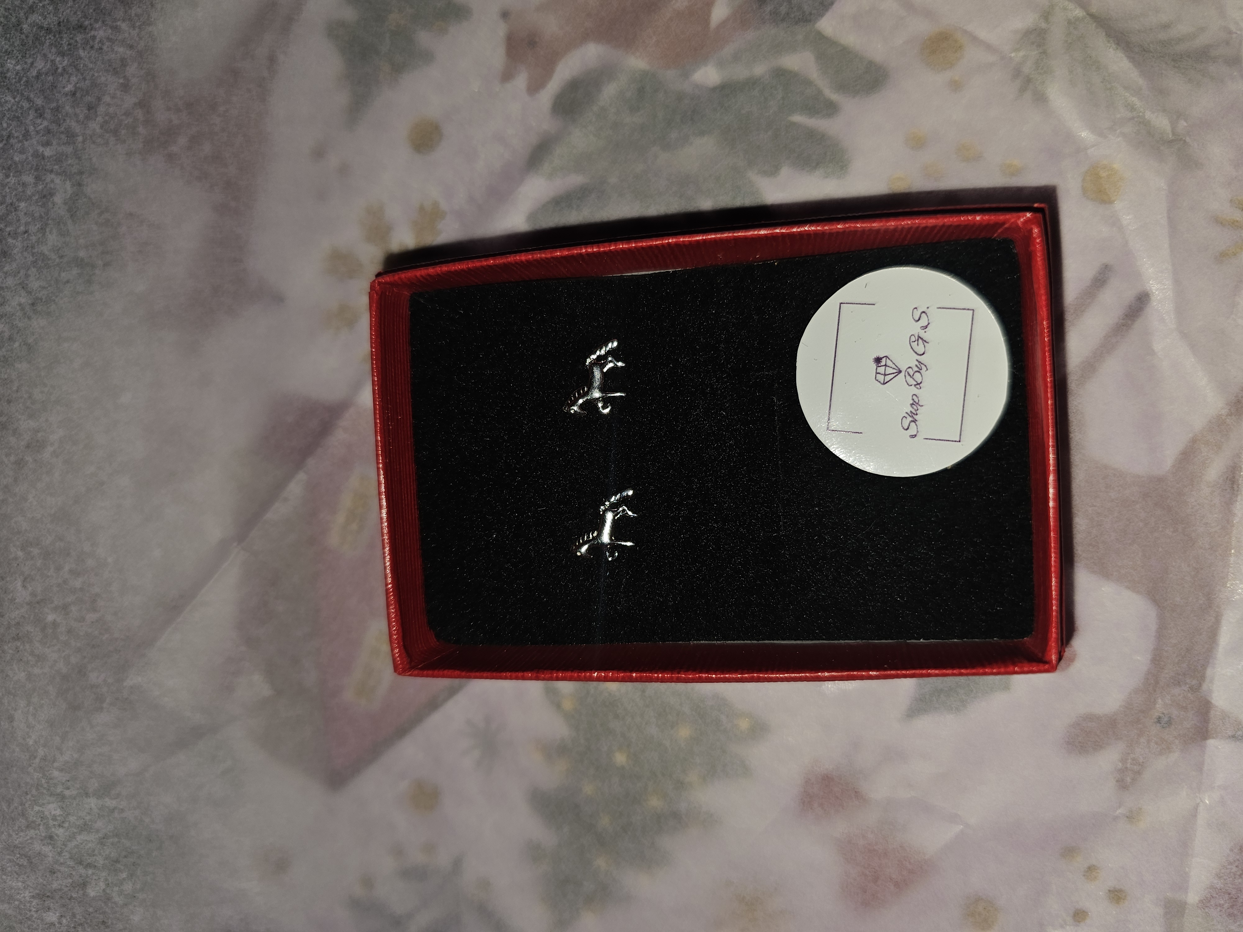 Auskarai - arkliukai