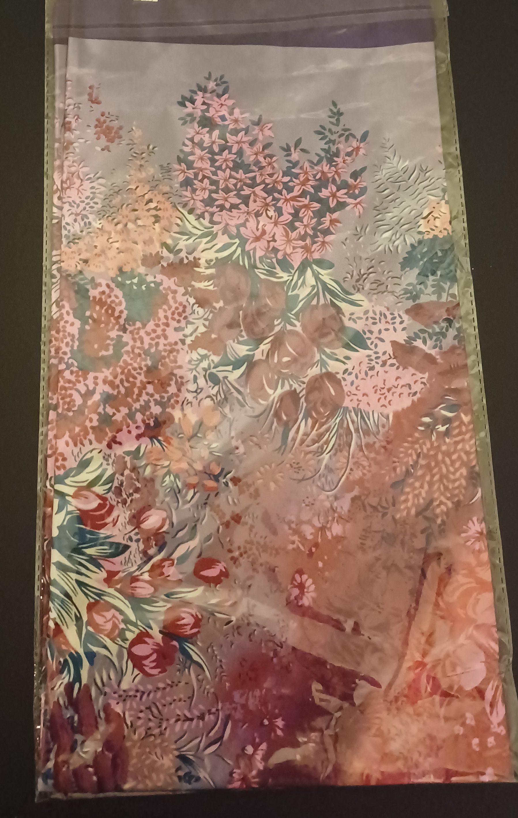 Oversized Designer Satin Scarf