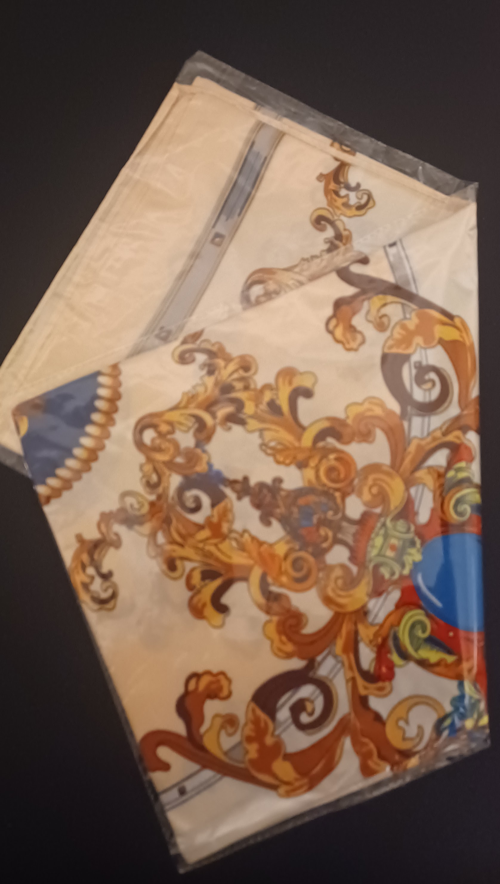 Oversized Designer Satin Scarf