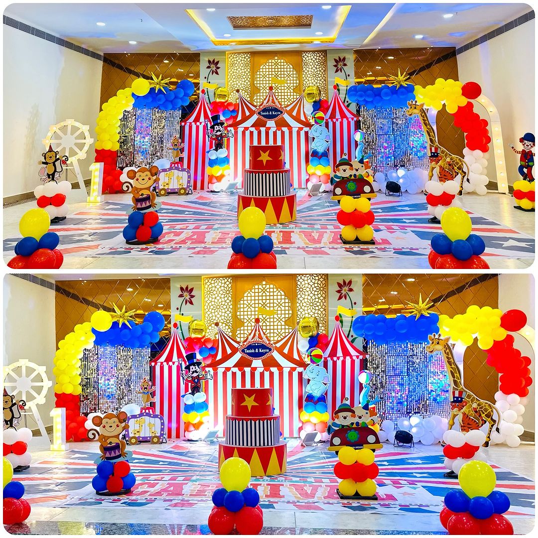  "Carnival Birthday Bash Decor"