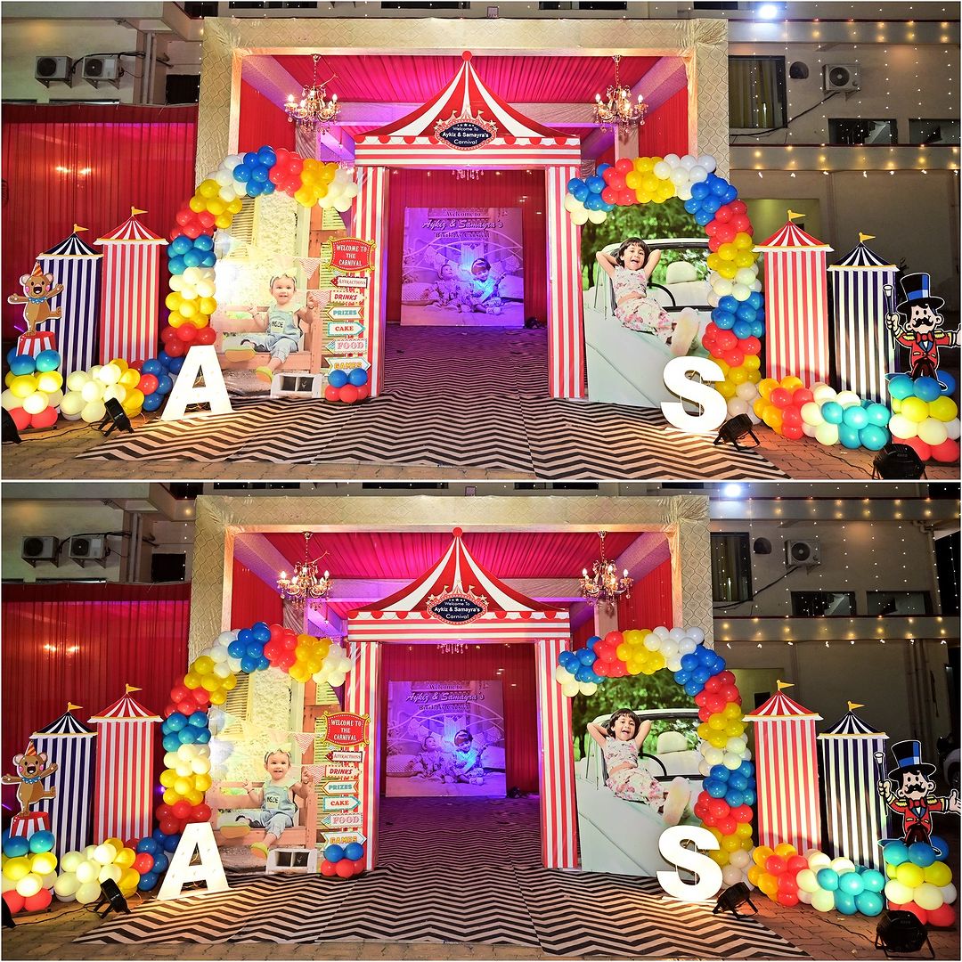  "Carnival Birthday Bash Decor"