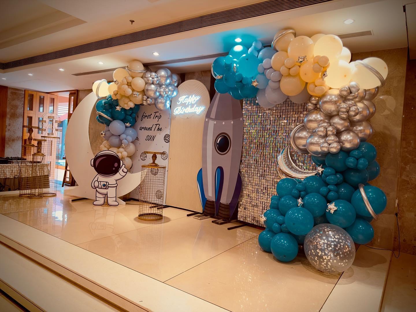 "AstroBash: Stellar Birthday Decorations"