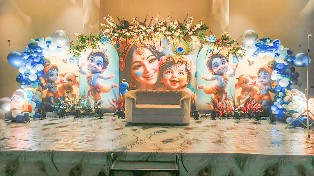 Krishna-Inspired Birthday Decor Ideas