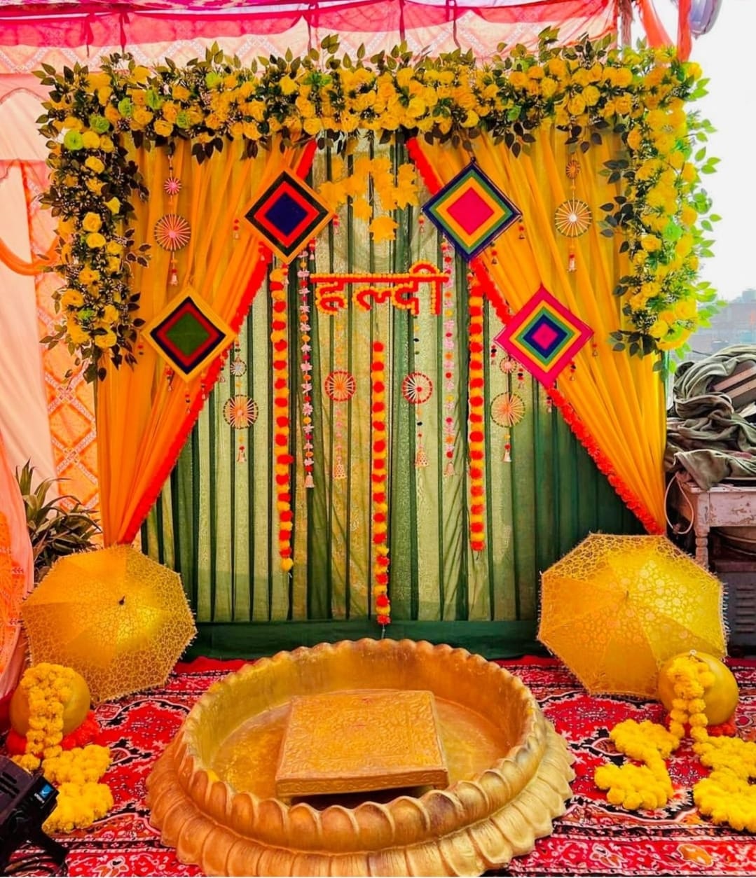 HALDI SETUP DECORATION