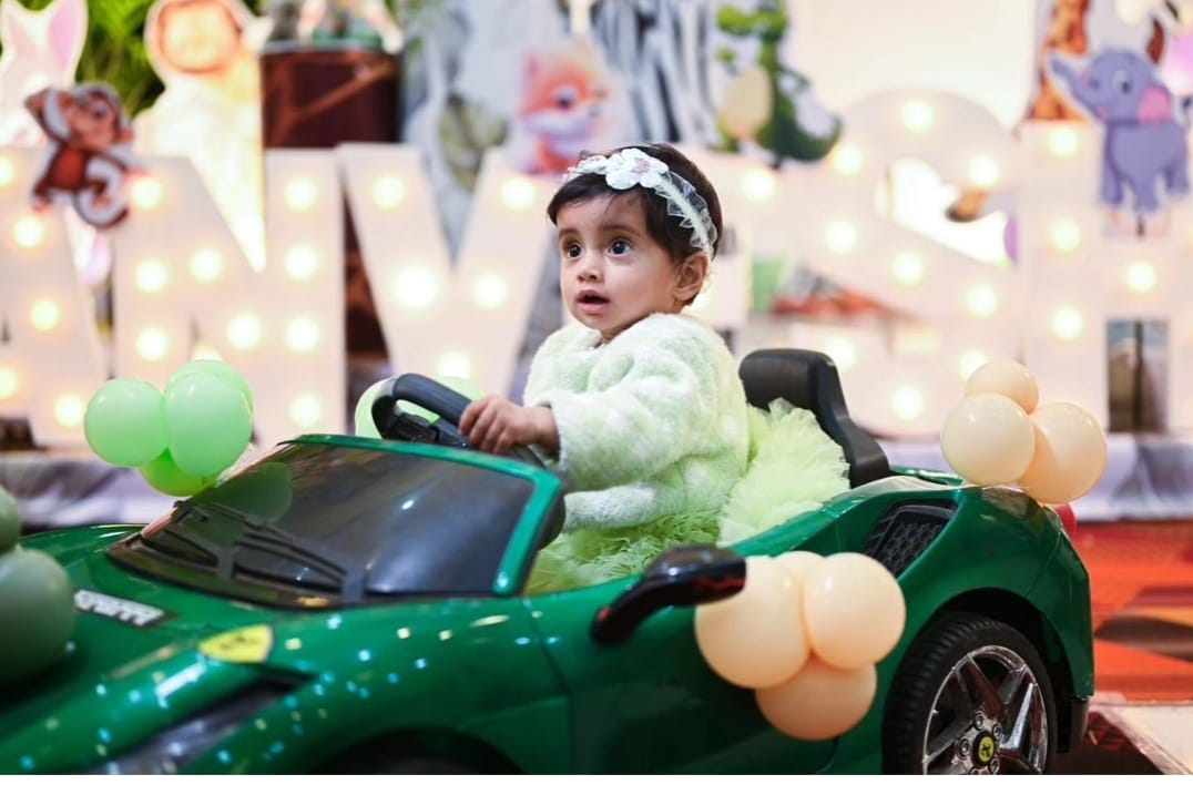 Car Entry- in Birthday Party