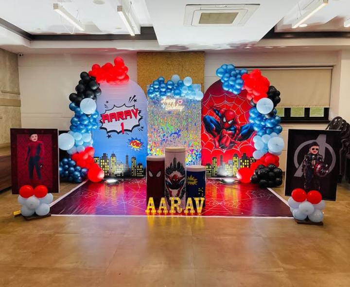 Marvel theme decoaration