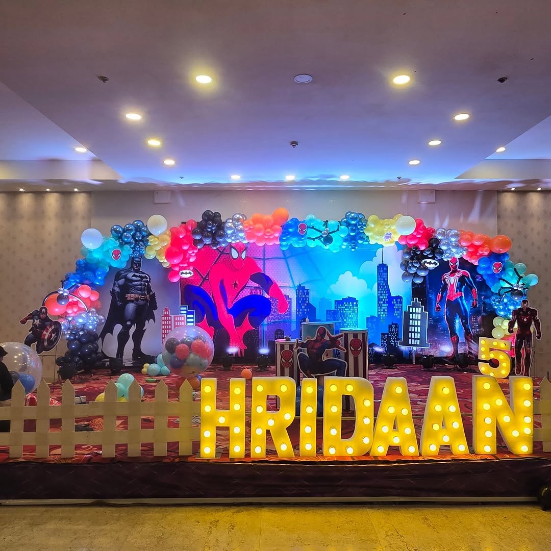 Marvel Theme decoration