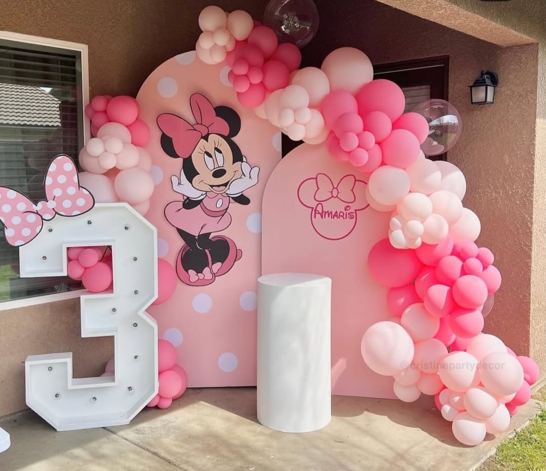 Minnie Mouse Theme Decoration🎀