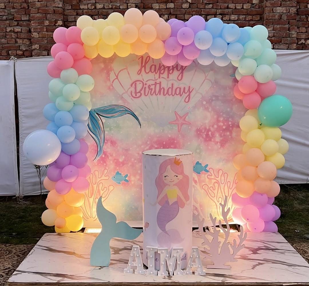 Mermaid Theme Decoration 🌊🧜‍♀️