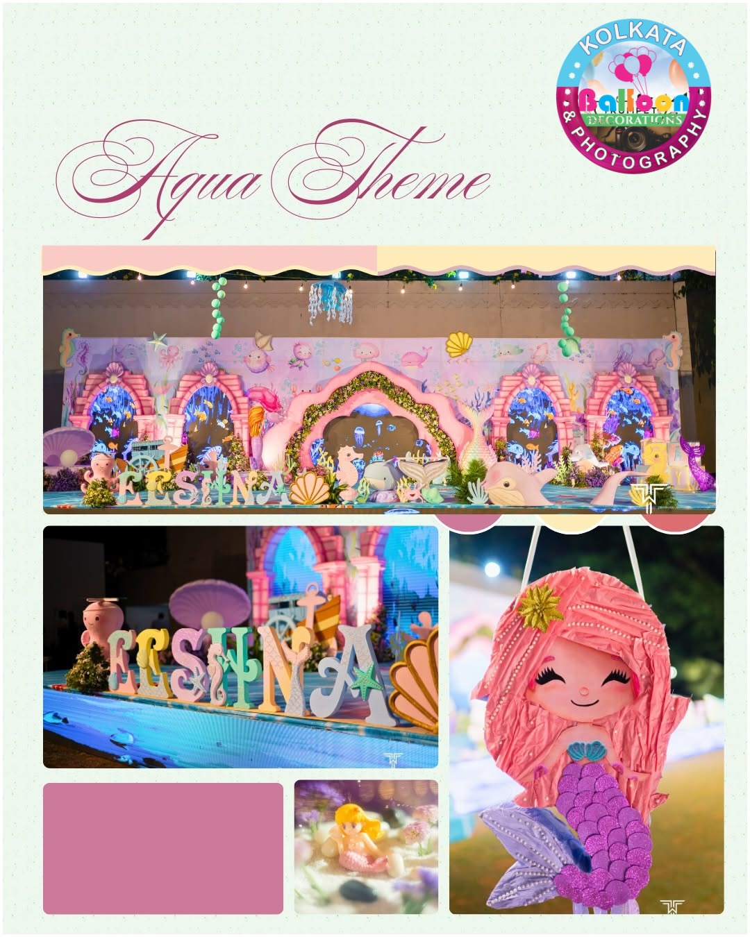 Magical Mermaid Theme Decoration