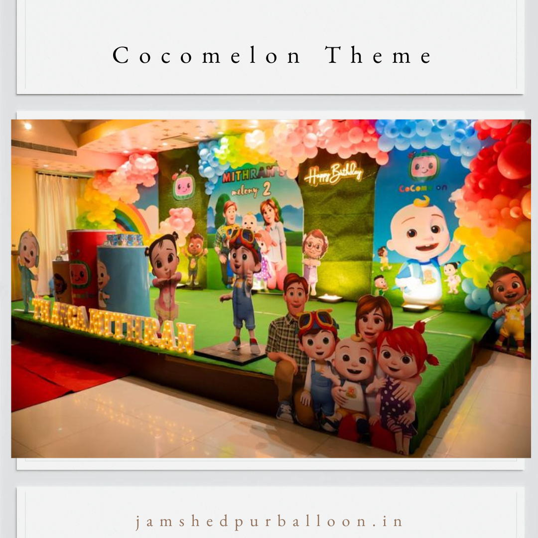 Cocomelon-themed birthday party