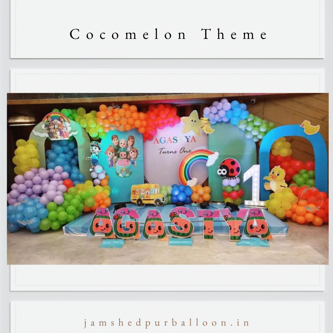 Cocomelon-themed birthday party