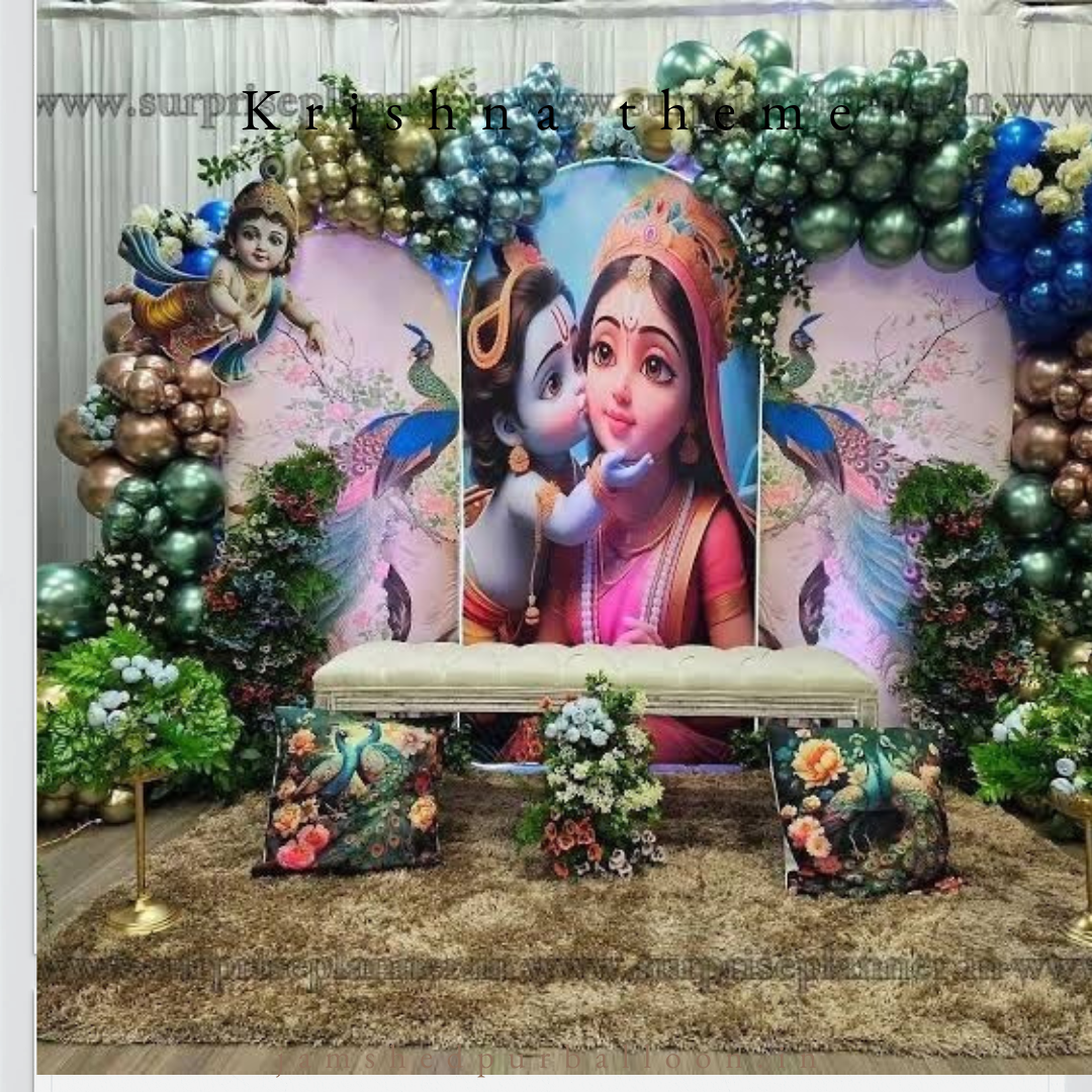 Krishna Bliss: Birthday Decorations
