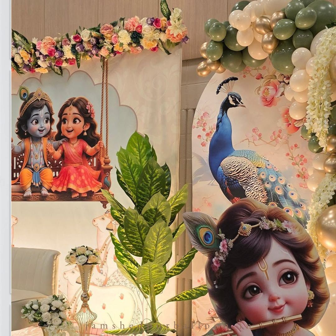 Krishna Birthday Decor