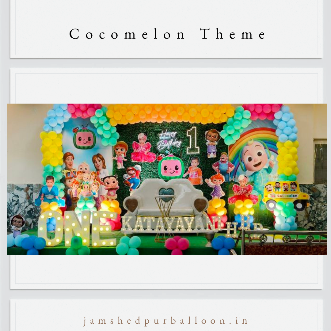 Cocomelon-themed birthday party