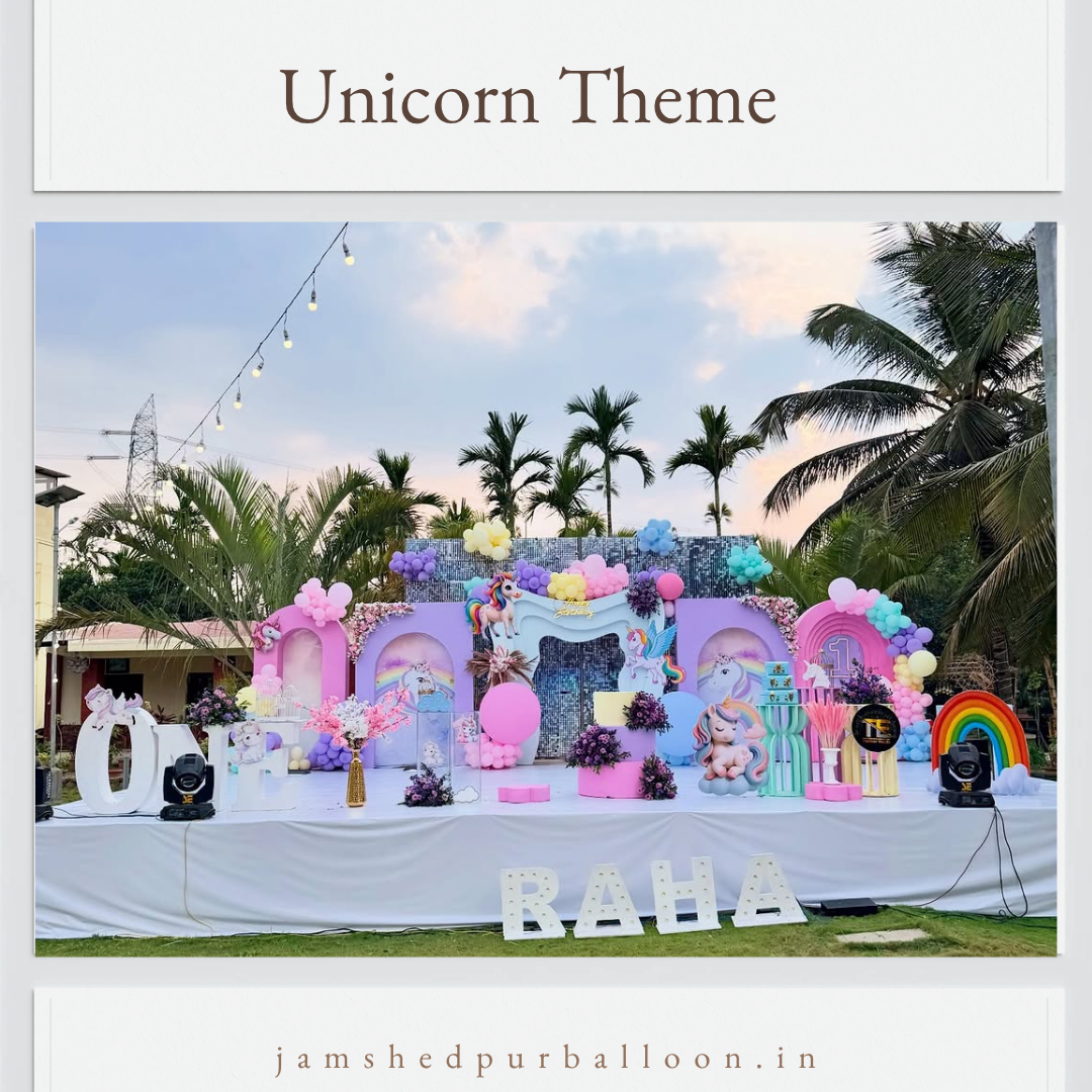 Unicorn Theme Decoration for Birthday Party