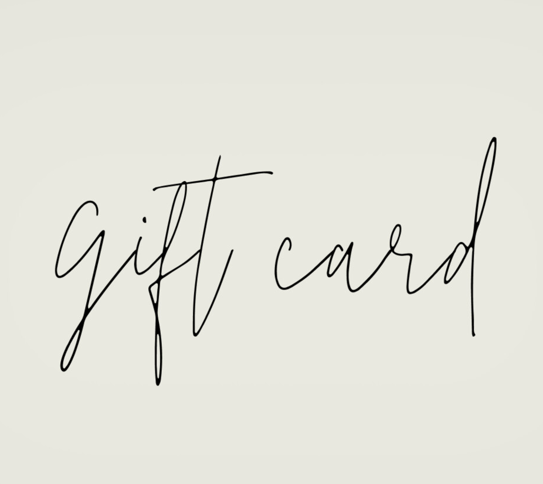 GIFT CARD
