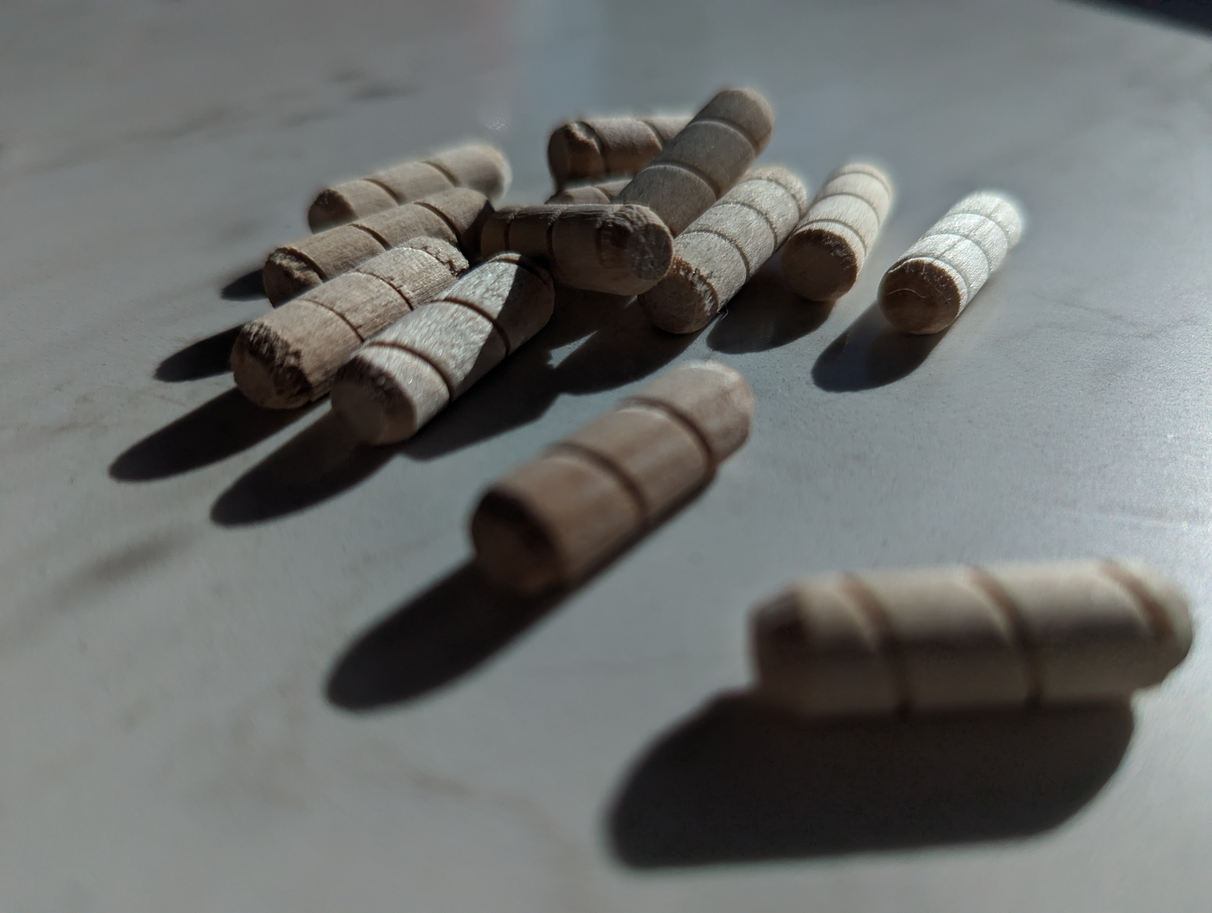 Uninnoculated Spiral Hardwood Mushroom Dowels
