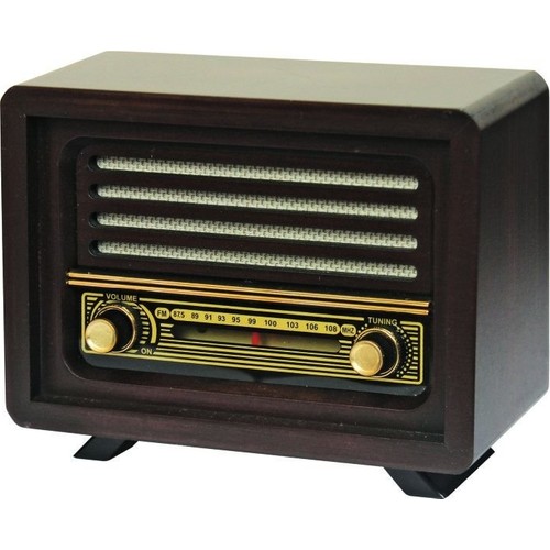 Nostaljik Alaturka Laleli Ahşap Radyo
